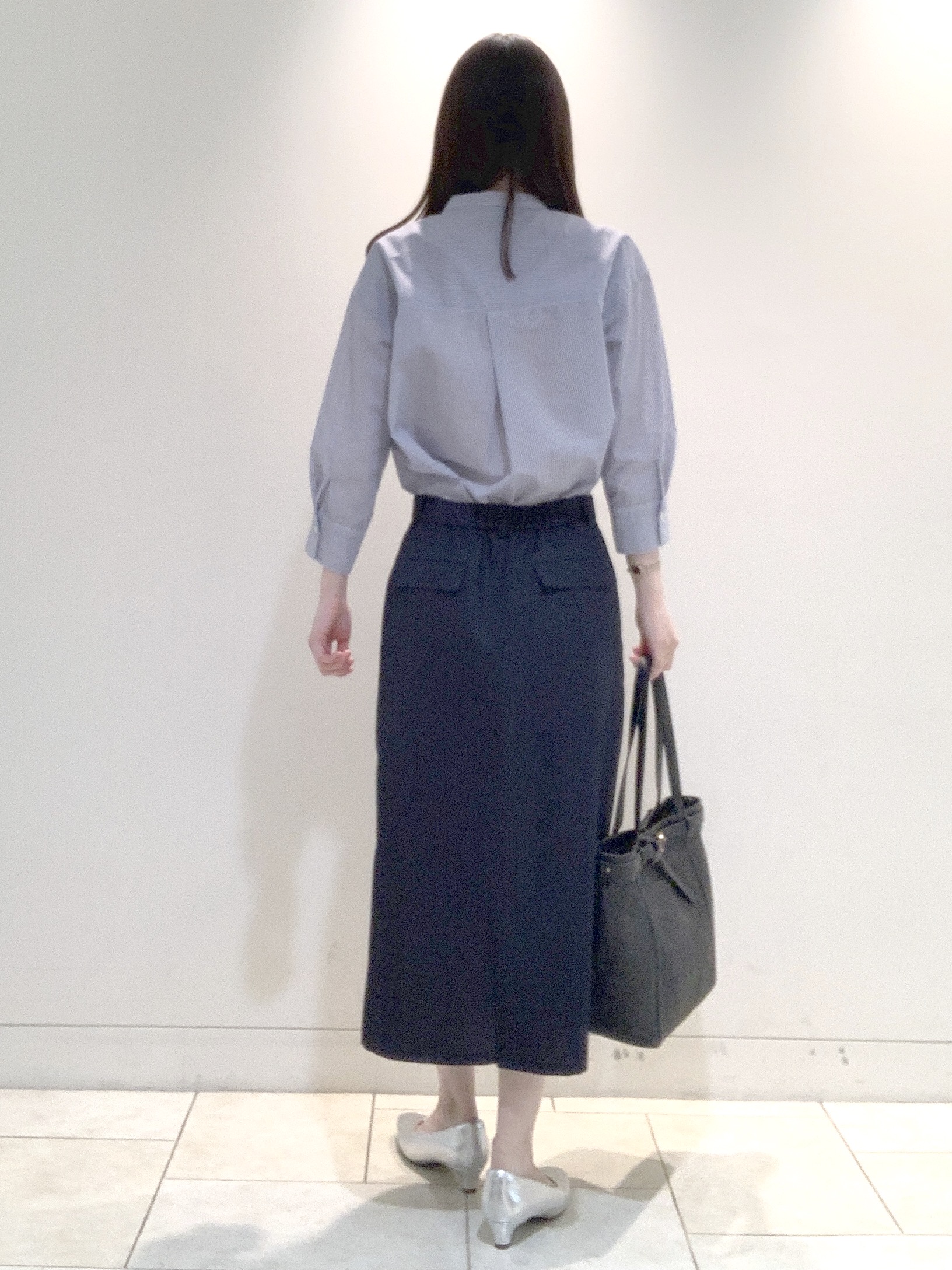 ヤマグチさんの「Reflect｜【接触冷感】八分袖フロントフリルブラウス」を使ったコーディネート