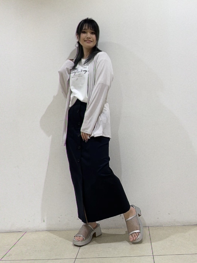 watanabeさんの「UNTITLED｜【接触冷感/UVカット/遮熱機能】フライスジャージカーディガン」を使ったコーディネート