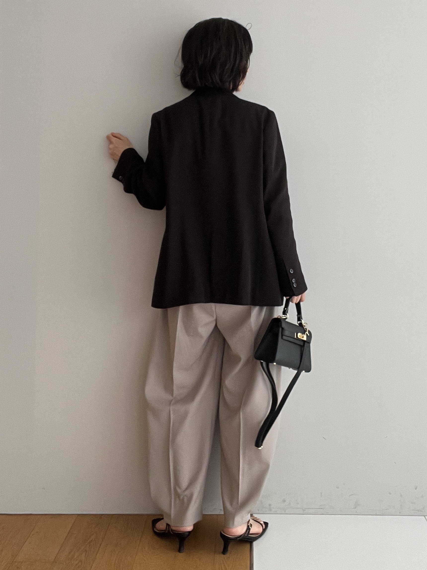 misaさんの「DRESSTERIOR｜【セットアップ可/オンオフ】ウールビスコースカルゼジャケット」を使ったコーディネート