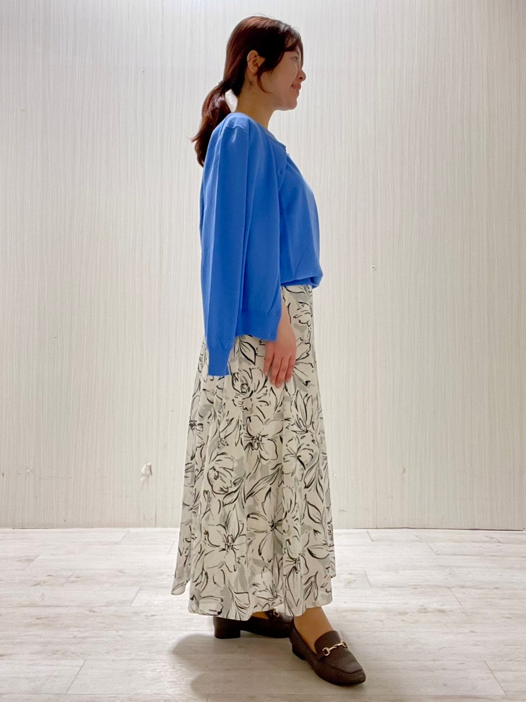 Mさんの「UNTITLED｜【9色展開/アンサンブル可/洗える】コットンベーシックニット」を使ったコーディネート