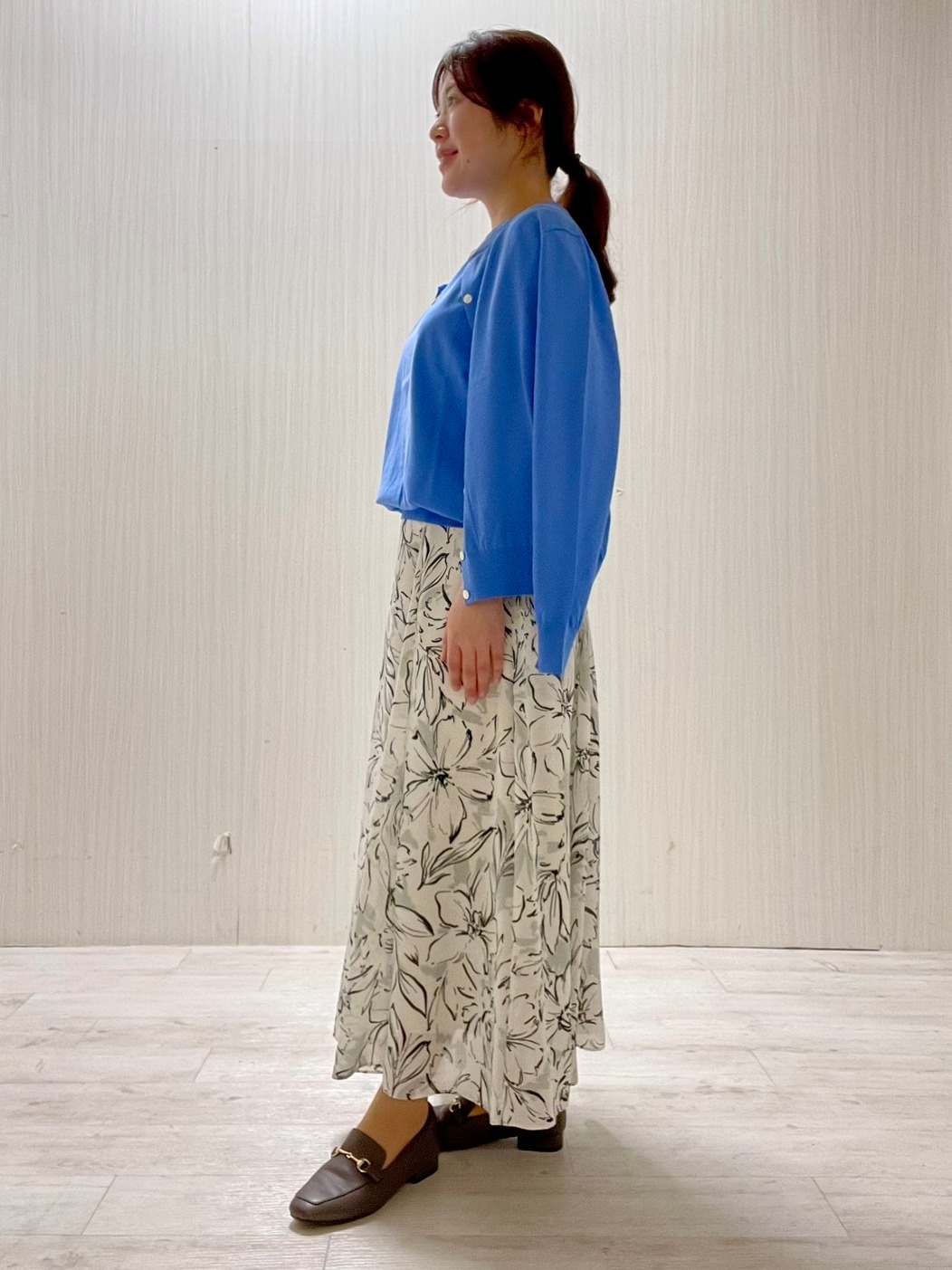 Mさんの「UNTITLED｜【9色展開/アンサンブル可/洗える】コットンベーシックニット」を使ったコーディネート