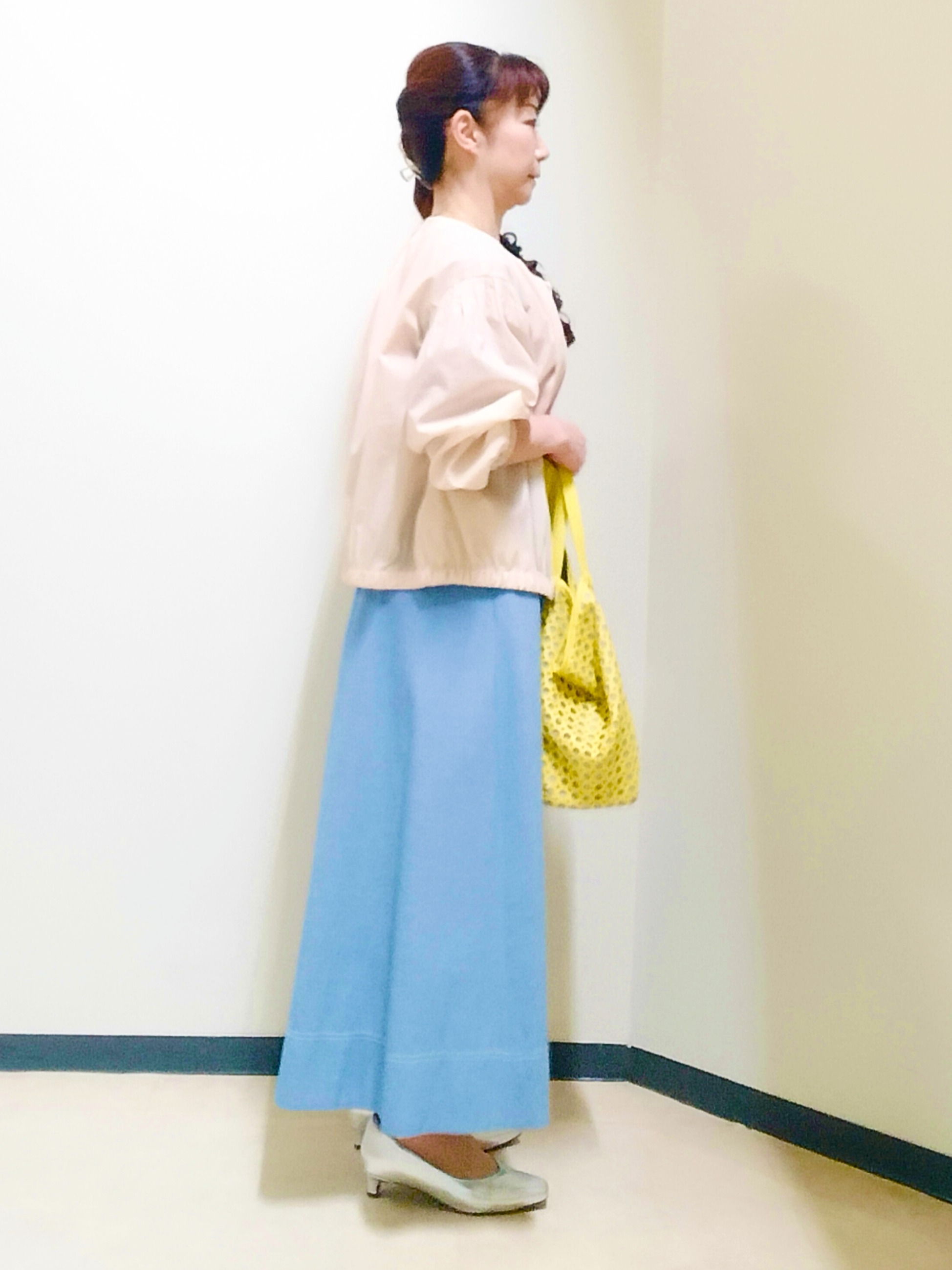 花さんの「Reflect｜フロントファスナーシアーブルゾン」を使ったコーディネート