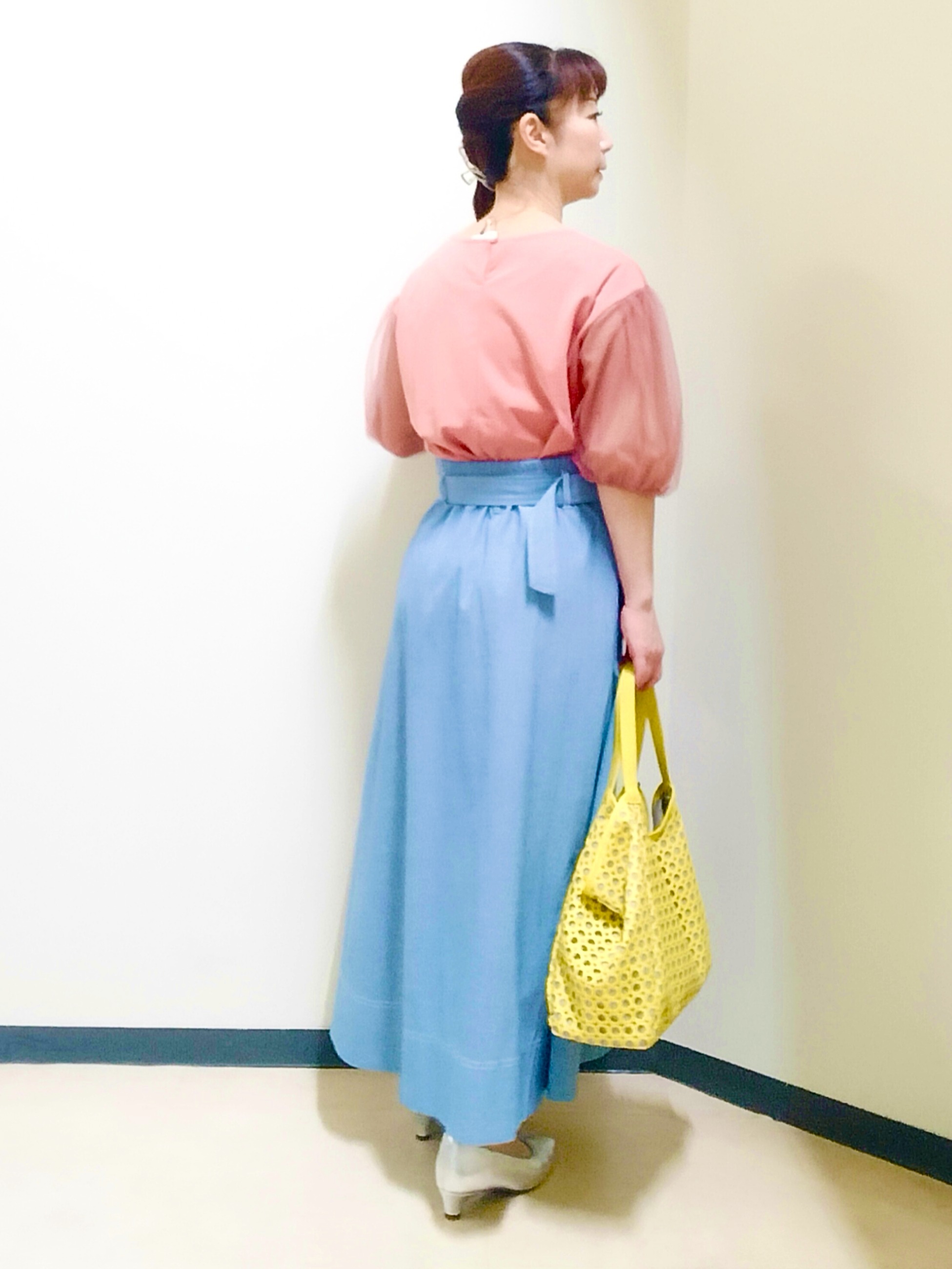 花さんの「Reflect｜フロントファスナーシアーブルゾン」を使ったコーディネート