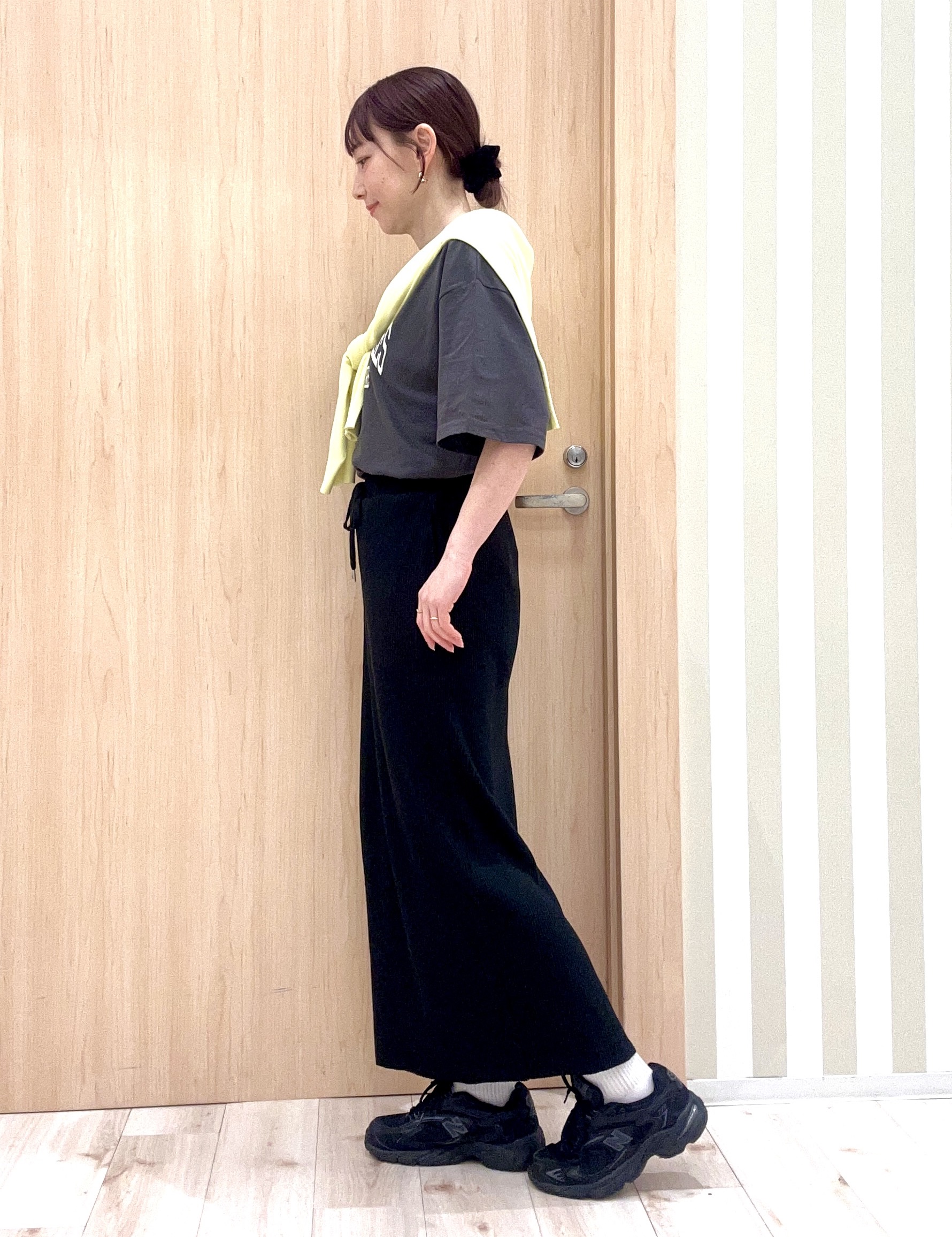 ririさんの「SHOO･LA･RUE｜【綿100%/S-LL/プチプラ】ゆるシルエット シンプルTシャツ」を使ったコーディネート