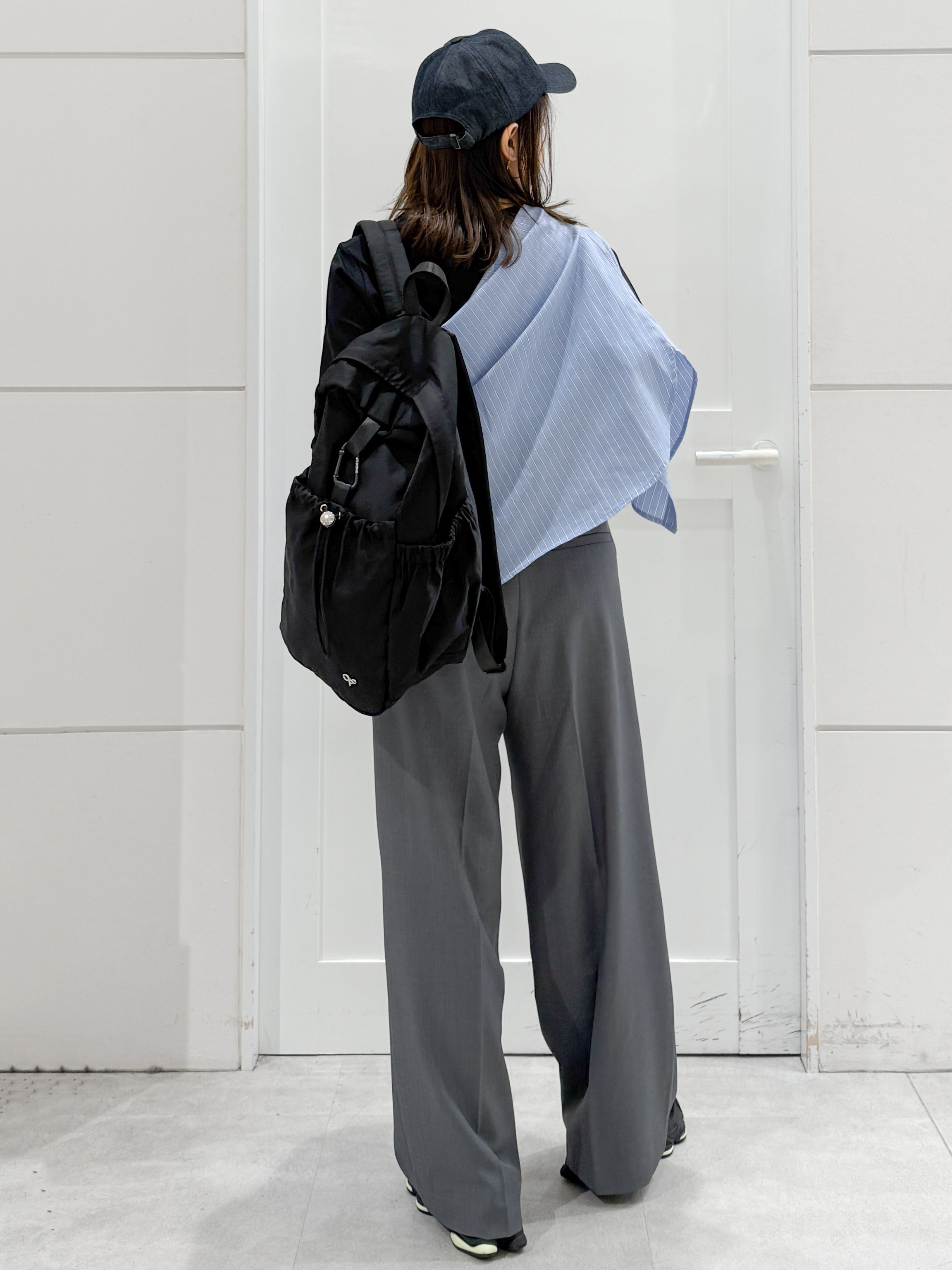 yuka.aさんの「OPAQUE.CLIP｜オーガニックコットン混ベーシックTシャツ【洗濯機OK】《SS～LL》」を使ったコーディネート