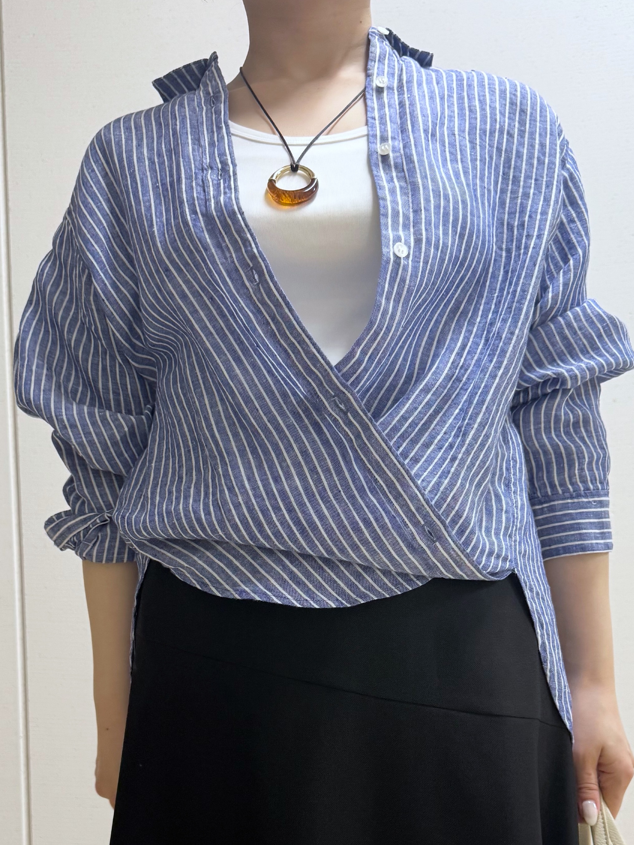 Rikoさんの「INDIVI｜【洗える／前後2WAY】インナータンクトップ」を使ったコーディネート