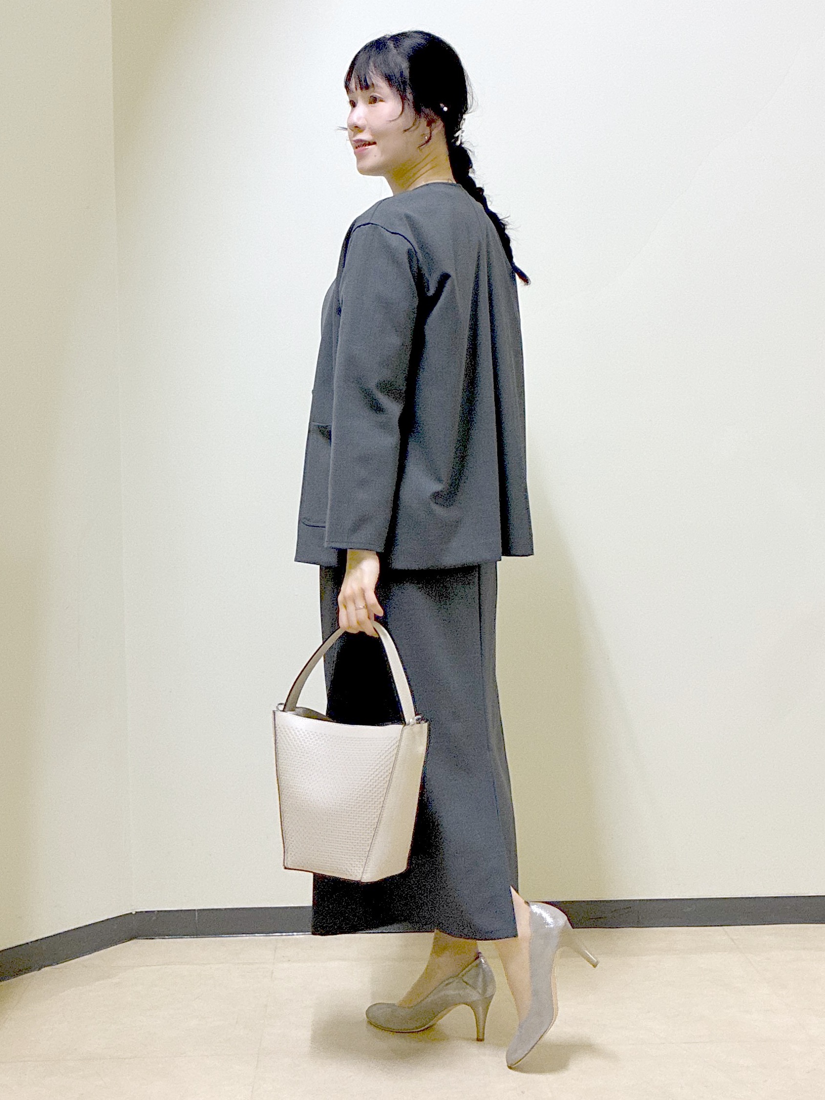  beni_gingerさんの「Reflect｜【単品使い◎】ジャケット＋ナロースカートセット」を使ったコーディネート