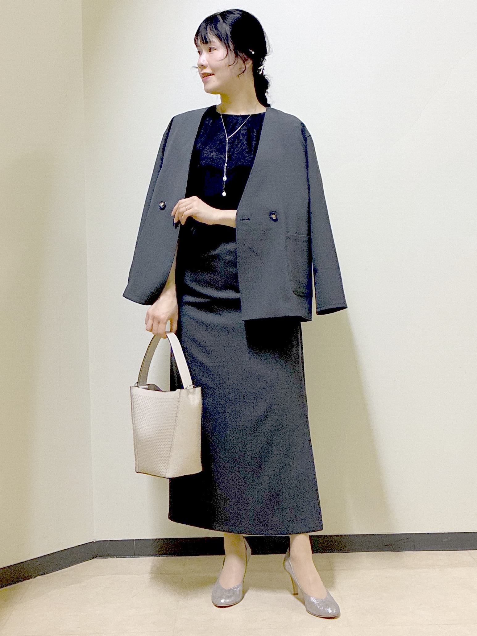  beni_gingerさんの「Reflect｜【単品使い◎】ジャケット＋ナロースカートセット」を使ったコーディネート