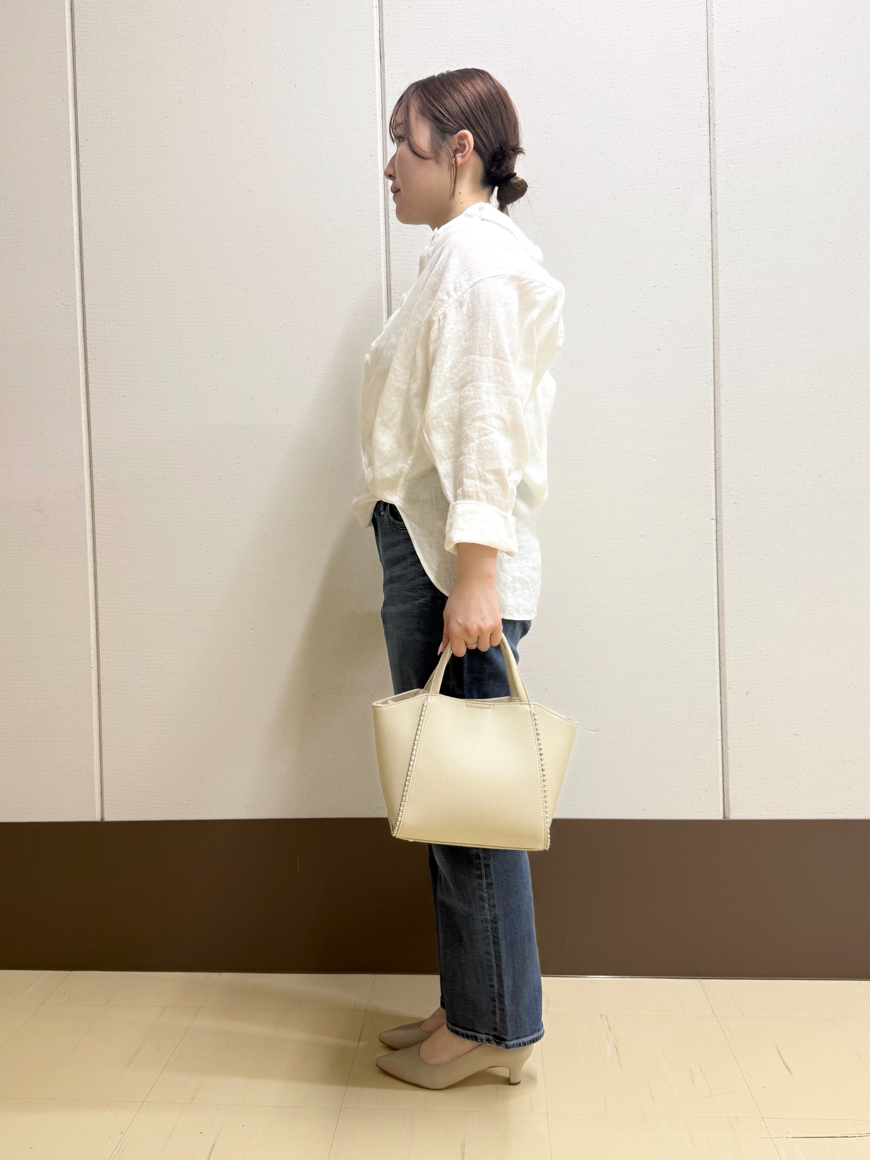 Rikoさんの「INDIVI｜【洗える／前後2WAY】インナータンクトップ」を使ったコーディネート