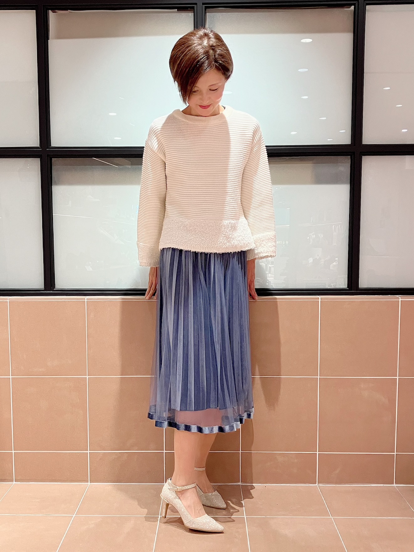 Ｋさんの「ESPERANZA｜ハートカットストラップパンプス」を使ったコーディネート