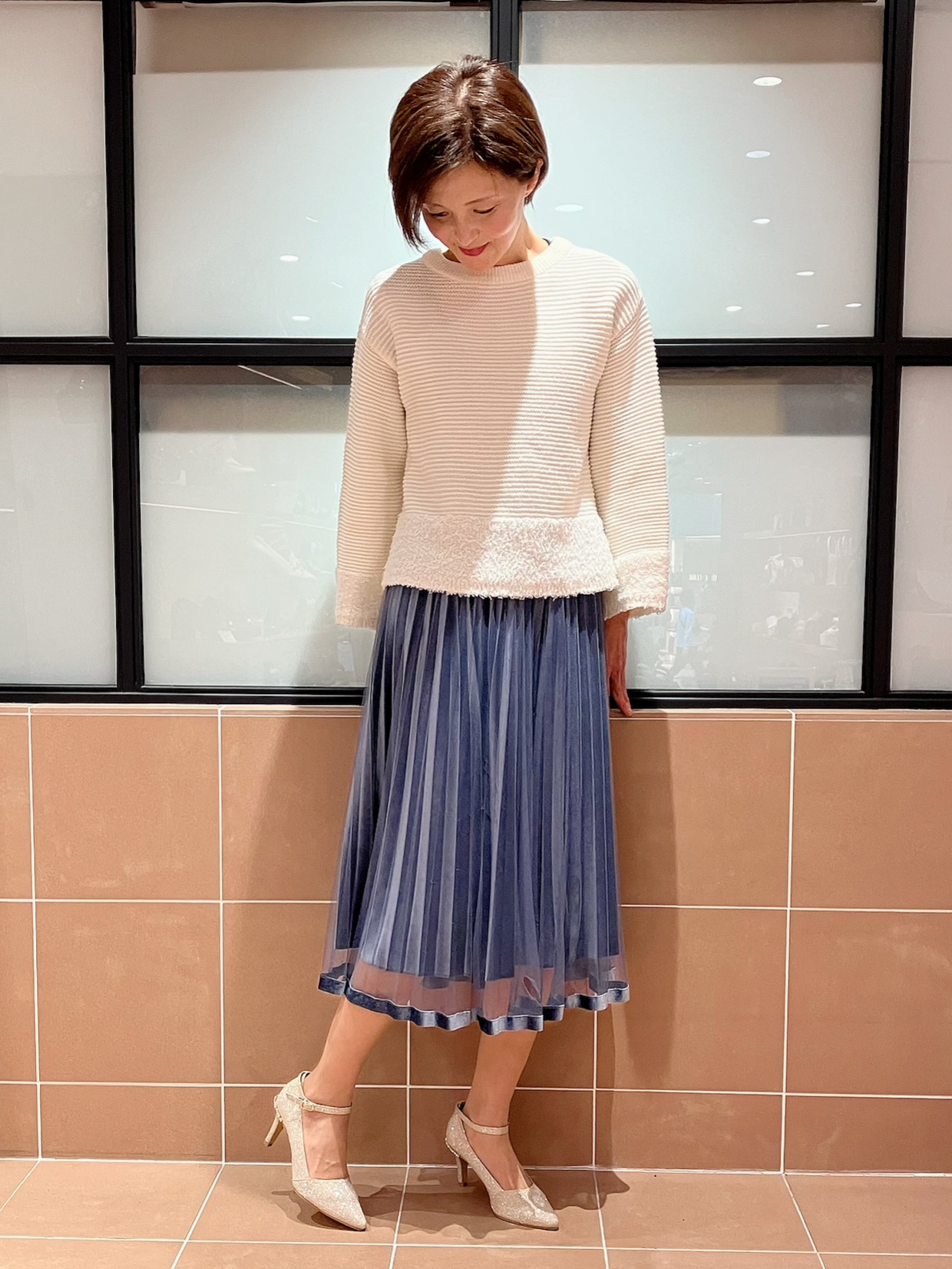 Ｋさんの「ESPERANZA｜ハートカットストラップパンプス」を使ったコーディネート