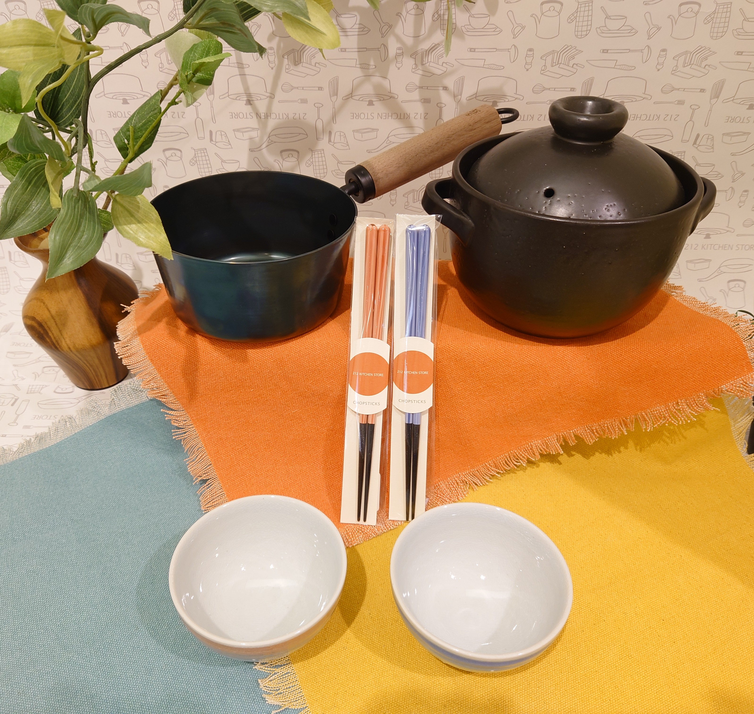 PANタナカさんの「212 KITCHEN STORE｜ごはん土鍋 2合炊き BK」を使ったコーディネート