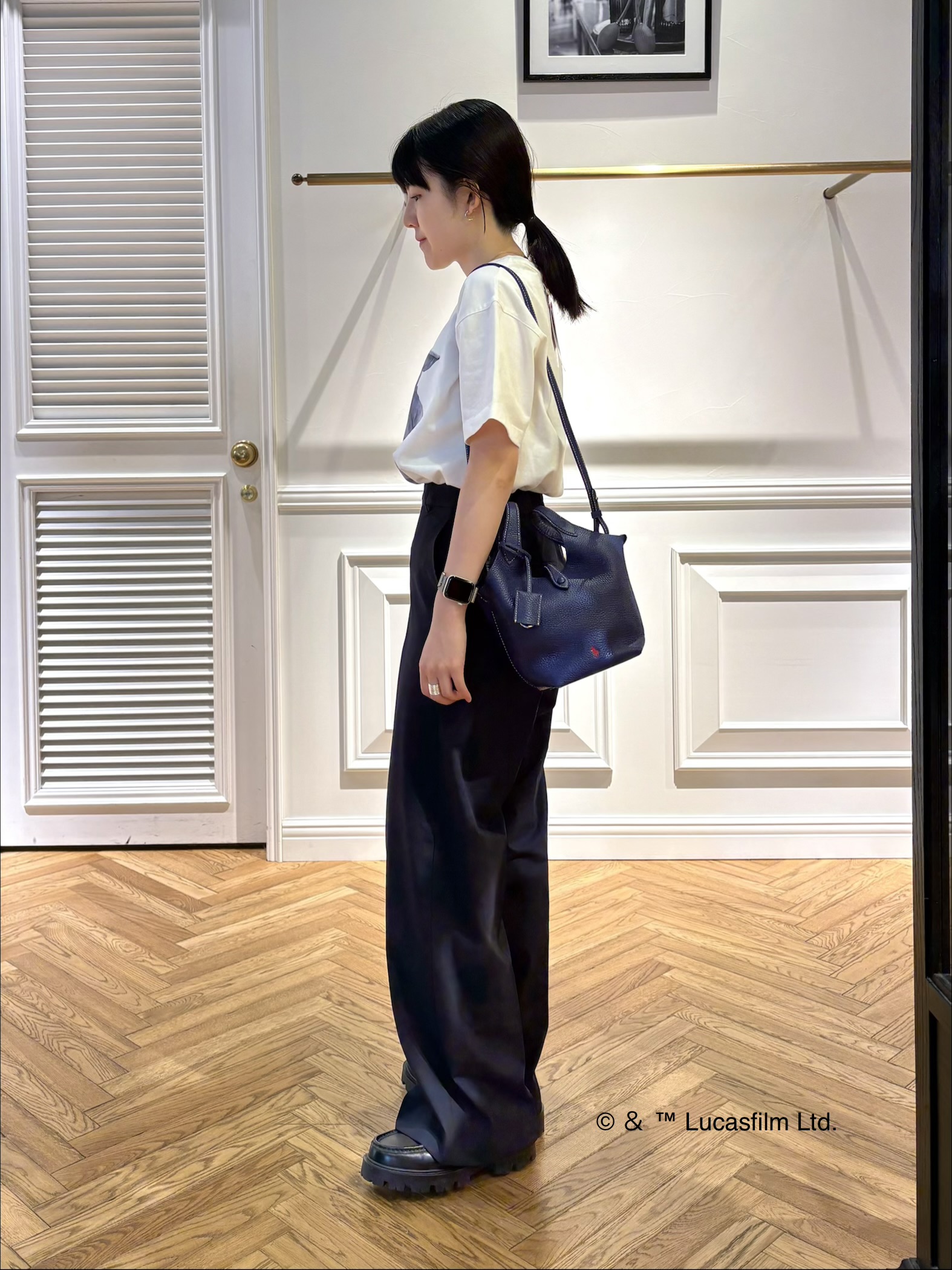cocoさんの「DRESSTERIOR｜【接触冷感】STAR WARS ストリートTシャツ」を使ったコーディネート