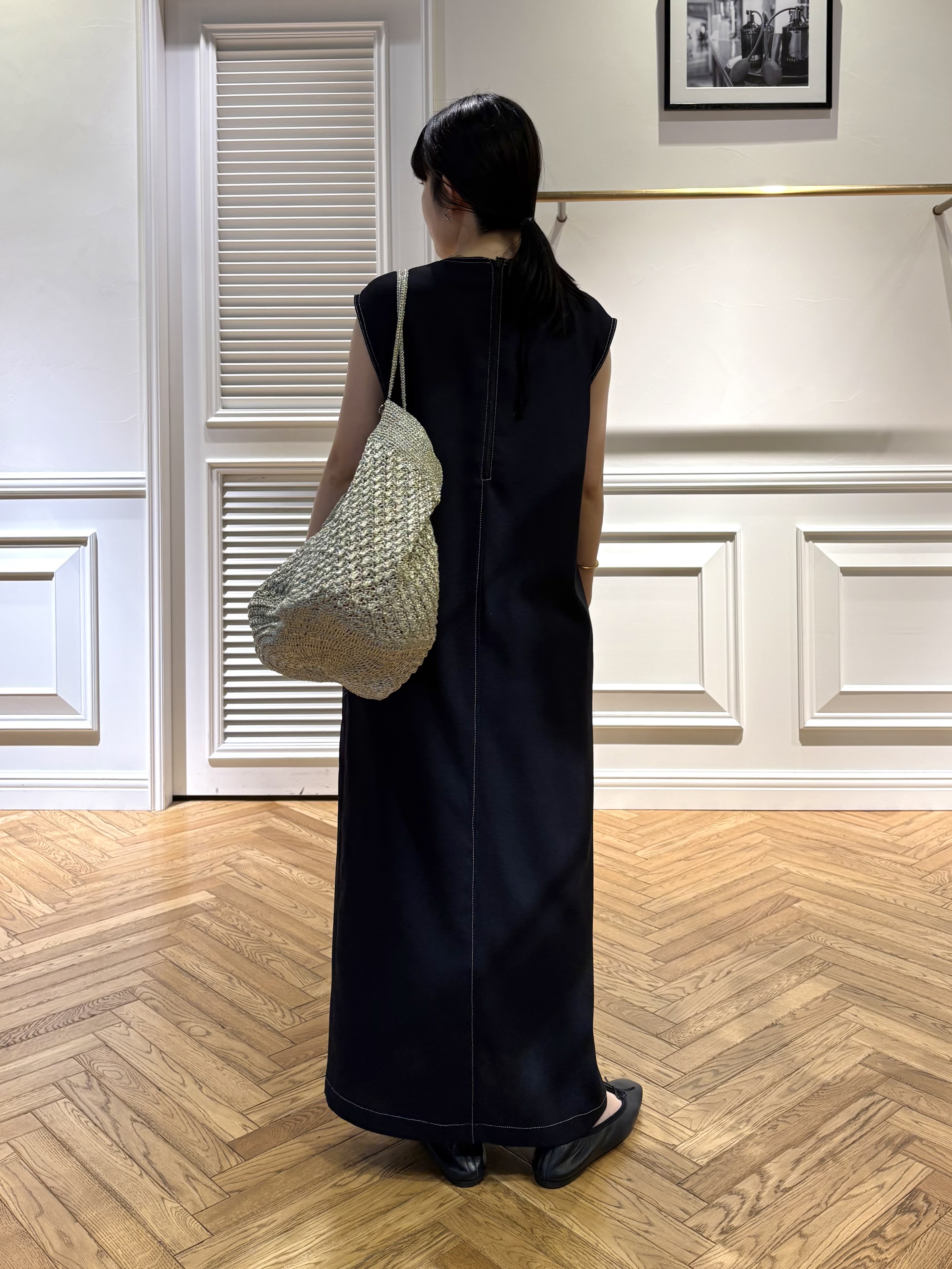 cocoさんの「DRESSTERIOR｜【セットアップ可/UVカット/接触冷感/吸水速乾】ウォッシャブル Iラインワンピース」を使ったコーディネート