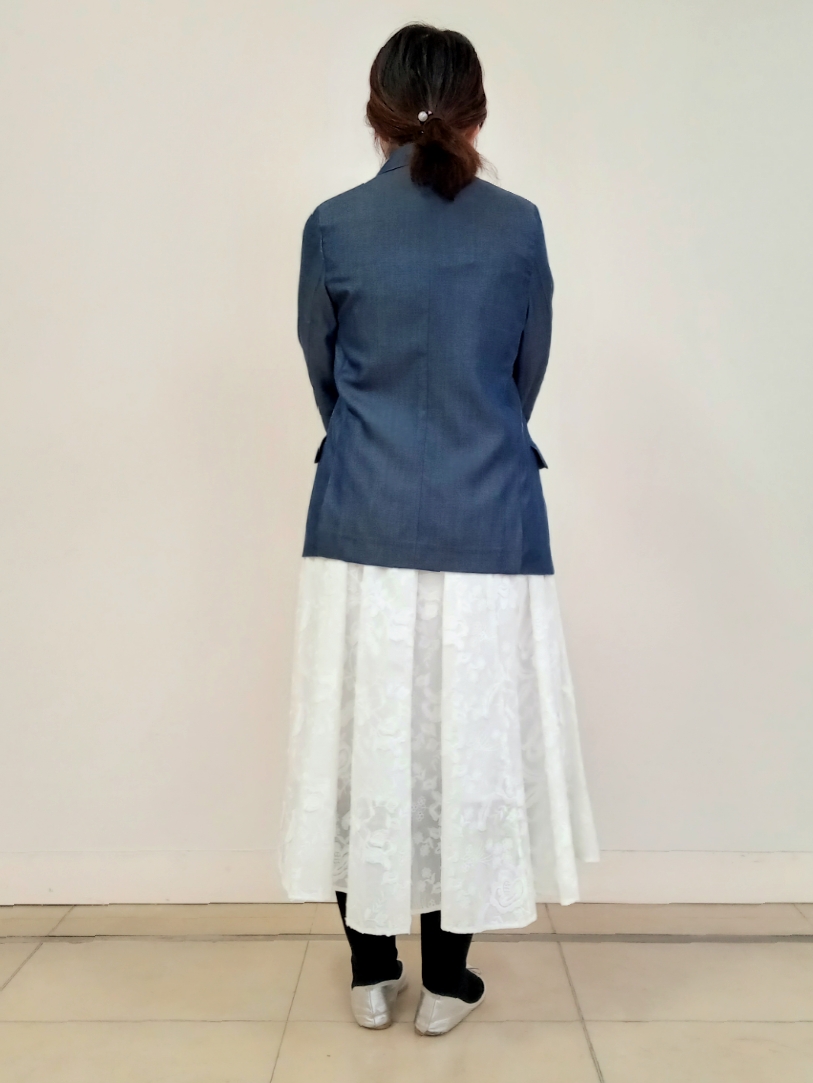 emiさんの「DRESSTERIOR｜【otonaMUSE5月号掲載/セットアップ可】テンセルデニムダブルジャケット」を使ったコーディネート