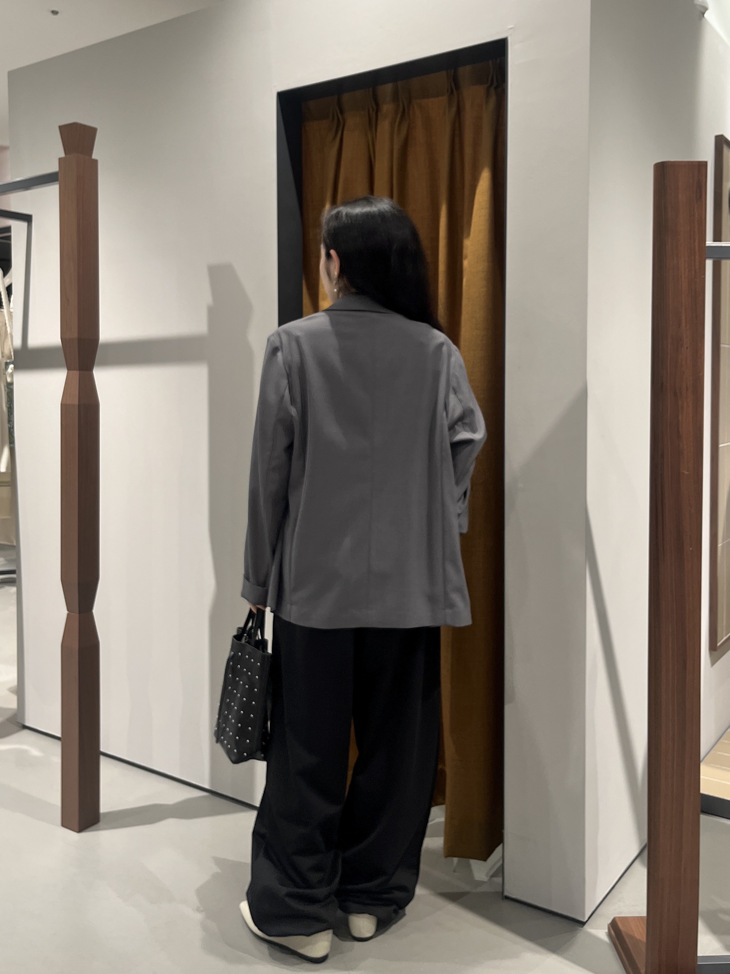 Uminoさんの「INDIVI｜Comfy SET UP｜ダブルブレストイージージャケット【セットアップ対応／通勤／カセット服／接触」を使ったコーディネート