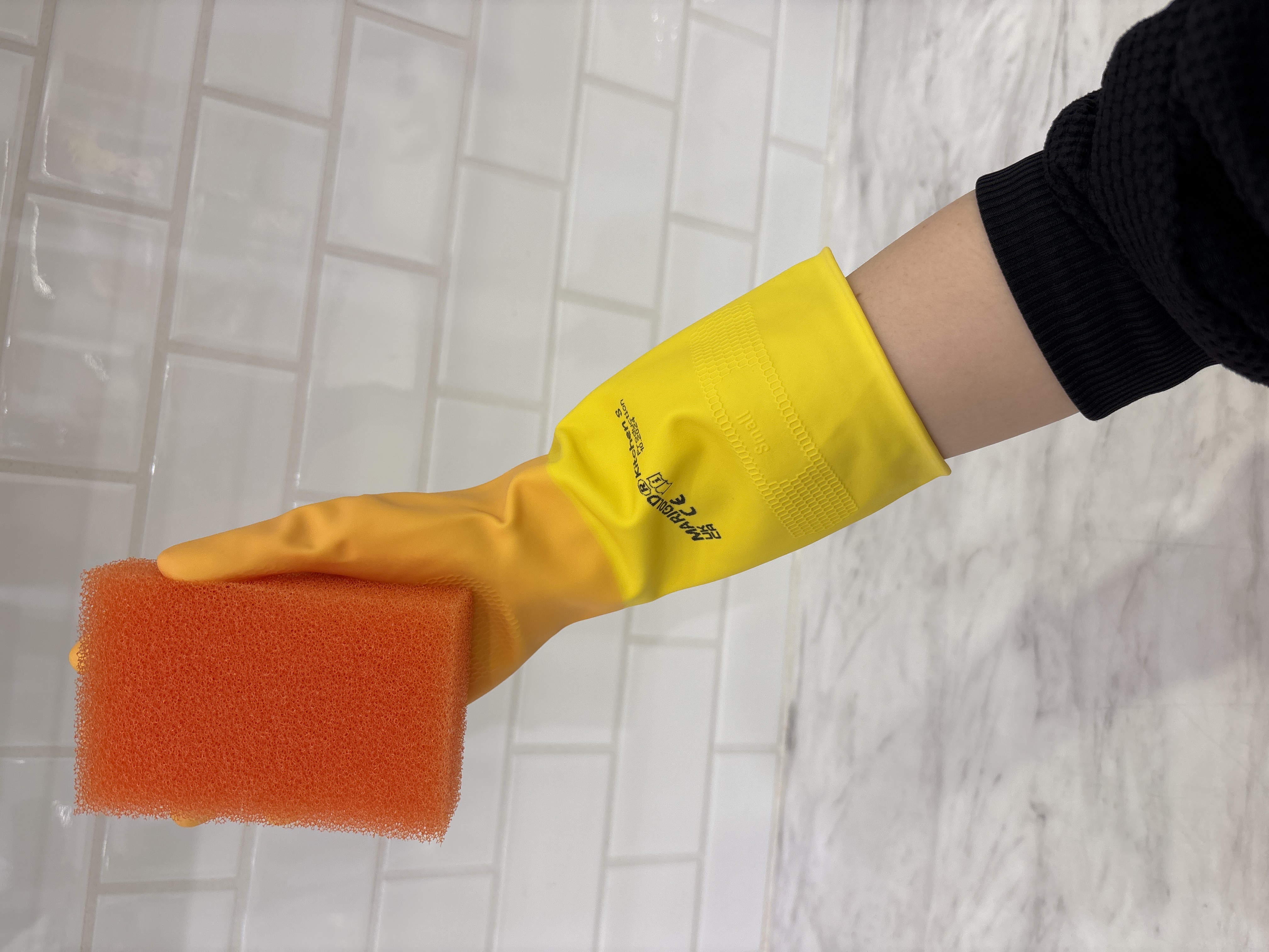 きゅうさんの「212 KITCHEN STORE｜◆サンサンスポンジ オレンジレッド ソフト」を使ったコーディネート