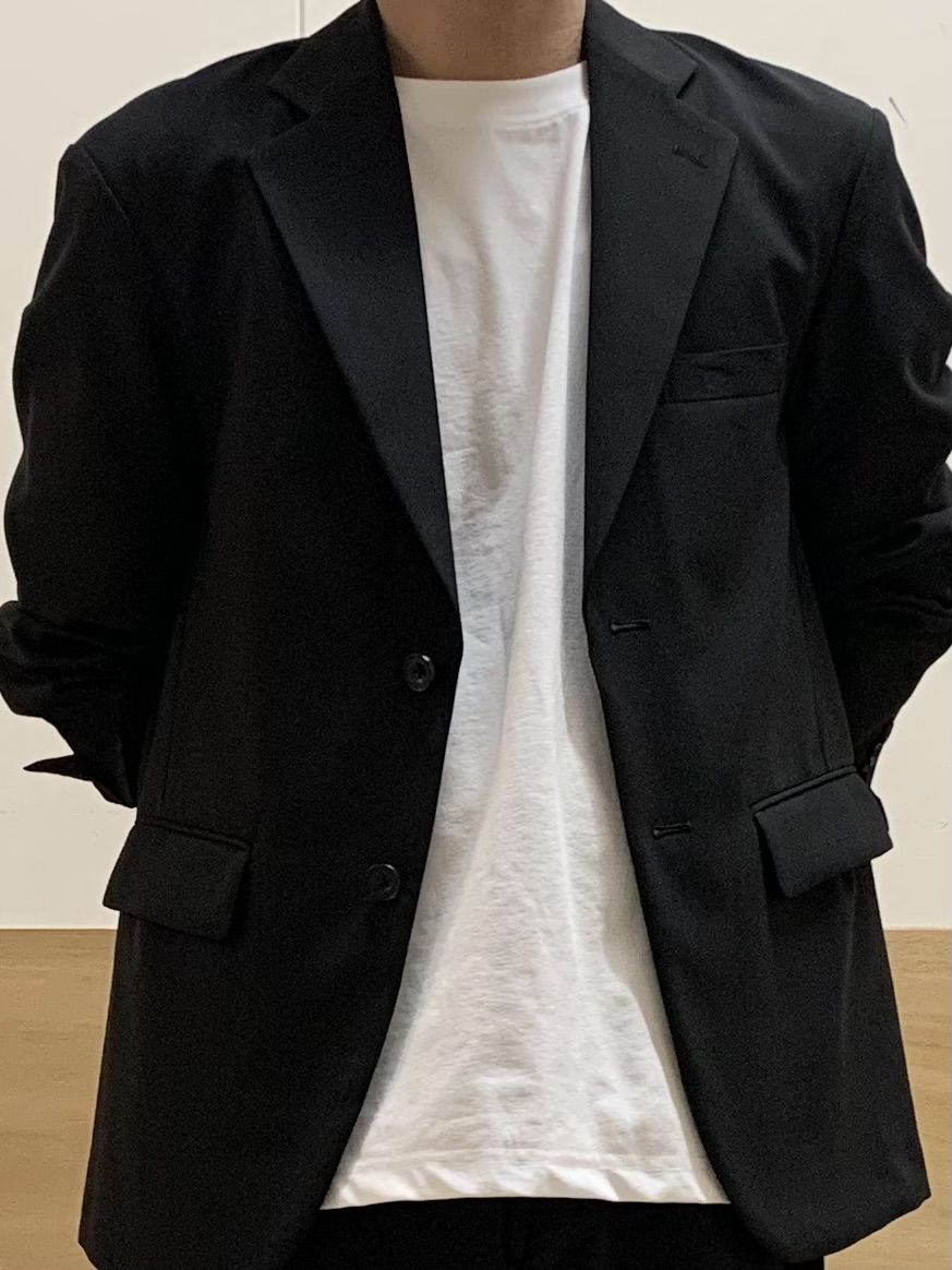 MATUさんの「THE SHOP TK｜AVANT LINO リラックスジャケット セットアップ可／洗濯機OK」を使ったコーディネート