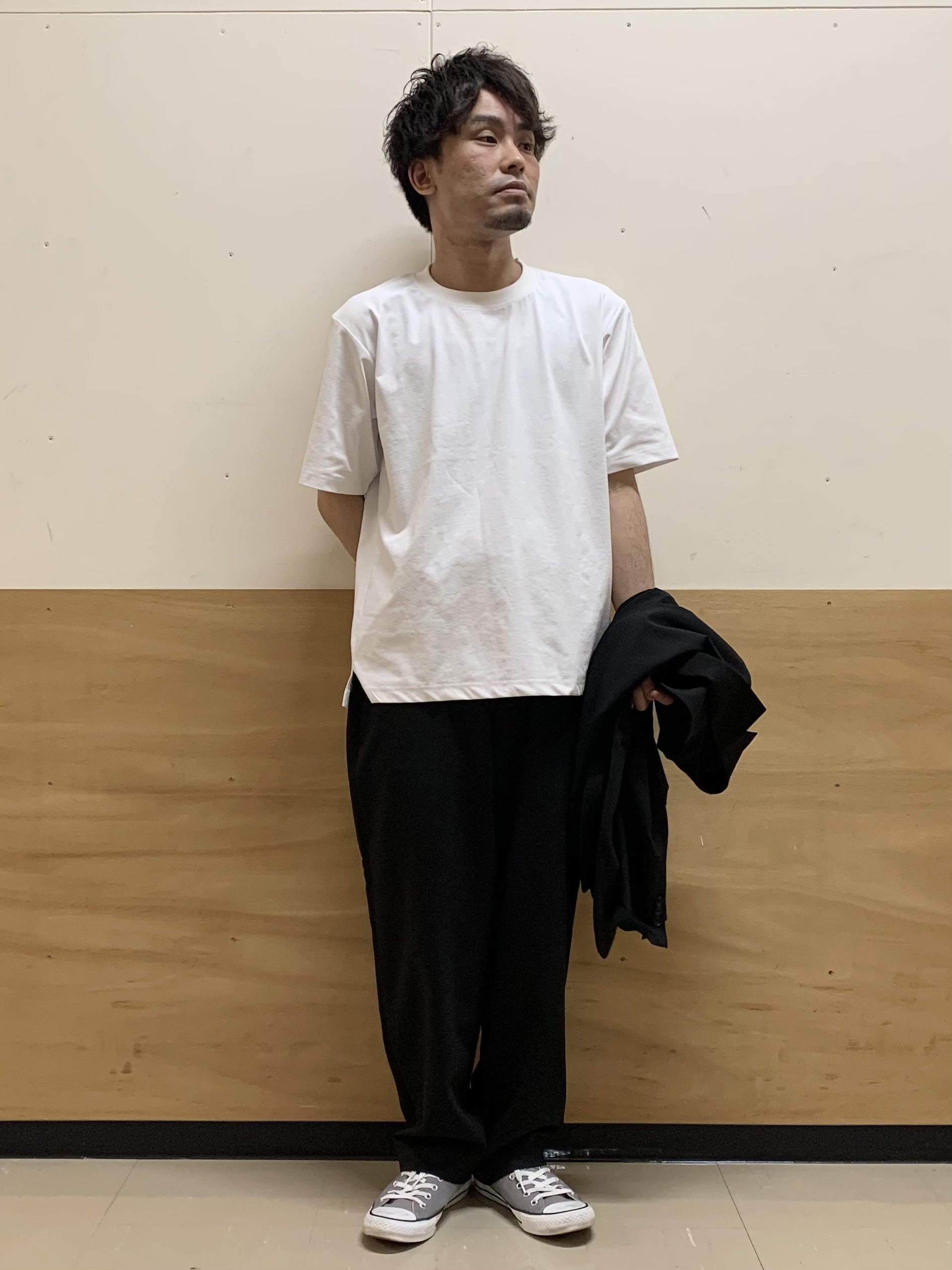 MATUさんの「THE SHOP TK｜AVANT LINO リラックスジャケット セットアップ可／洗濯機OK」を使ったコーディネート