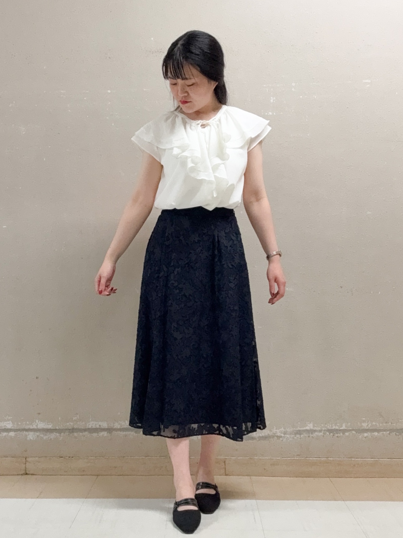  Aさんの「Reflect｜フロントファスナーシアーブルゾン」を使ったコーディネート