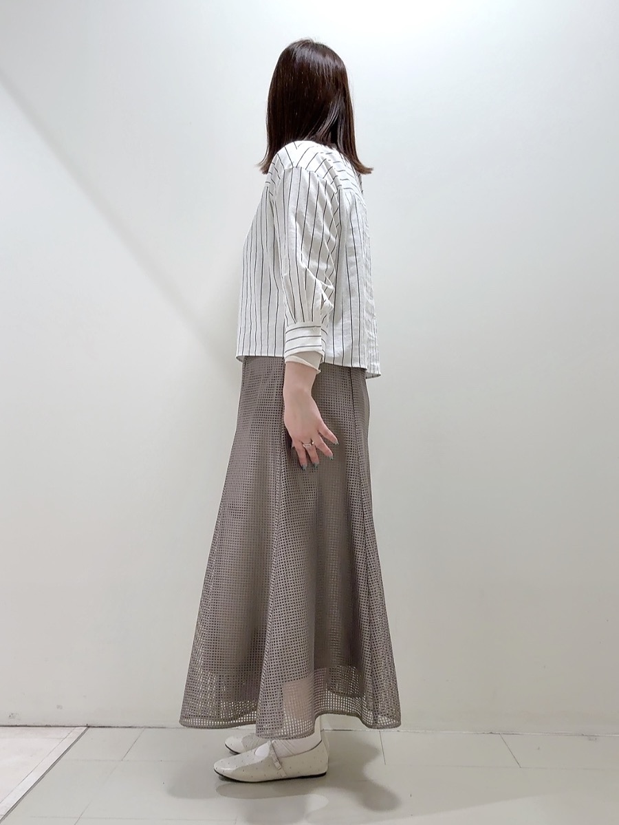 YUIさんの「UNTITLED｜【洗える/6分袖】ボートネックブラウス」を使ったコーディネート