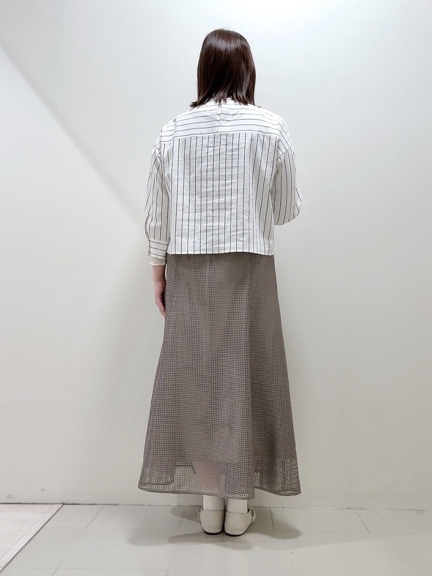 YUIさんの「UNTITLED｜【洗える/6分袖】ボートネックブラウス」を使ったコーディネート