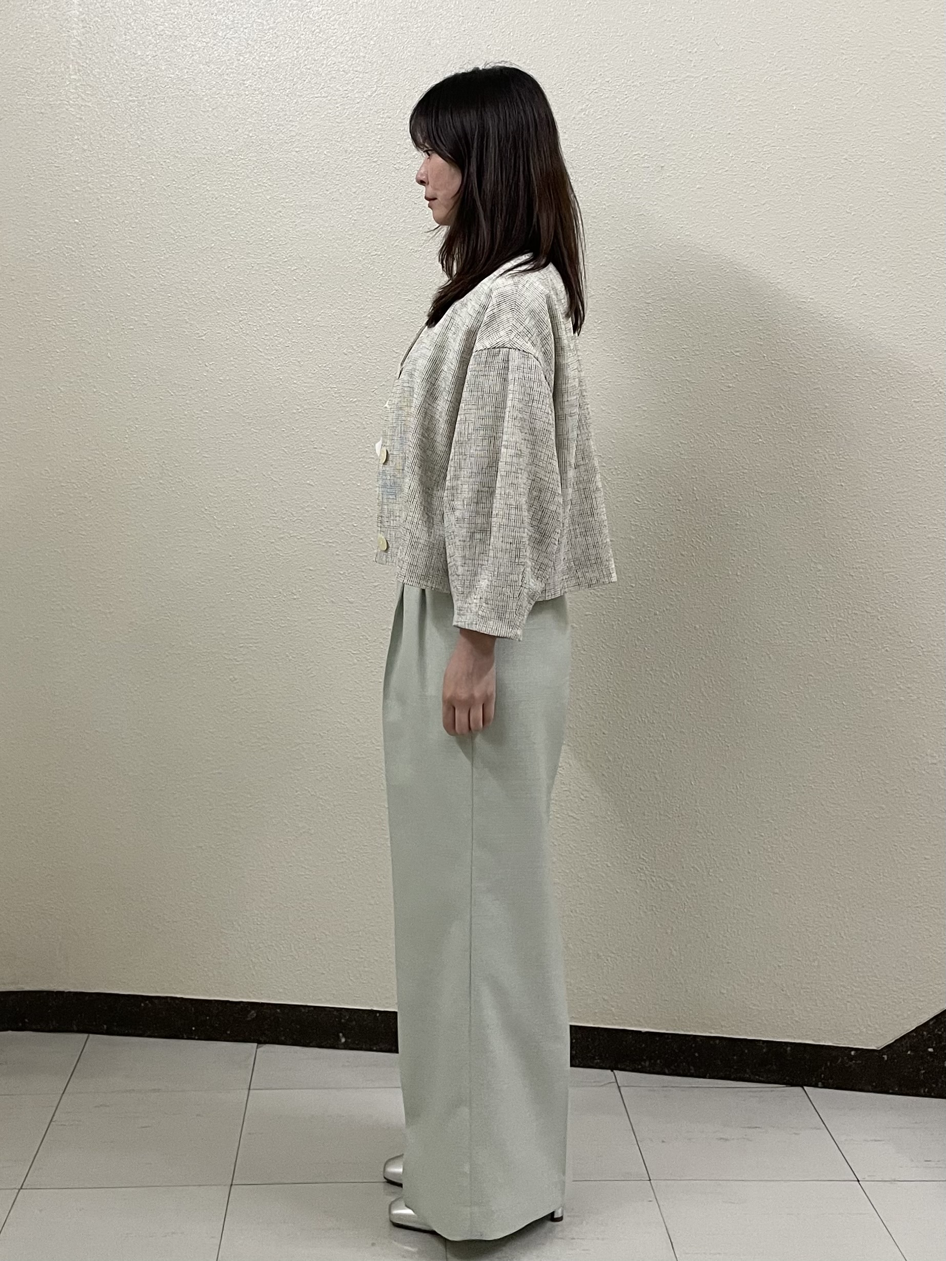 Ayaさんの「Reflect｜【セットアップ可】ツイードノーカラージャケット」を使ったコーディネート