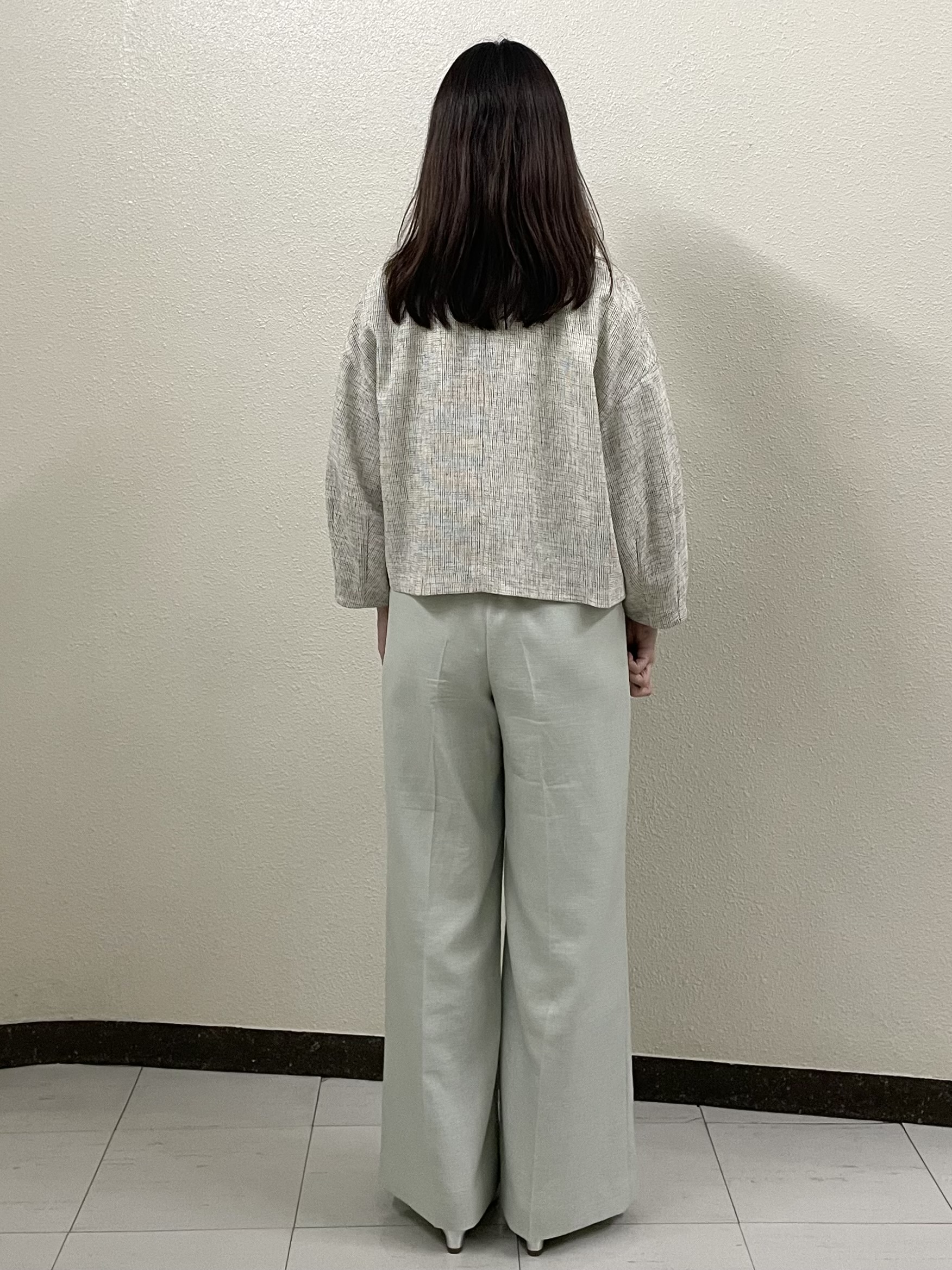 Ayaさんの「Reflect｜【セットアップ可】ツイードノーカラージャケット」を使ったコーディネート