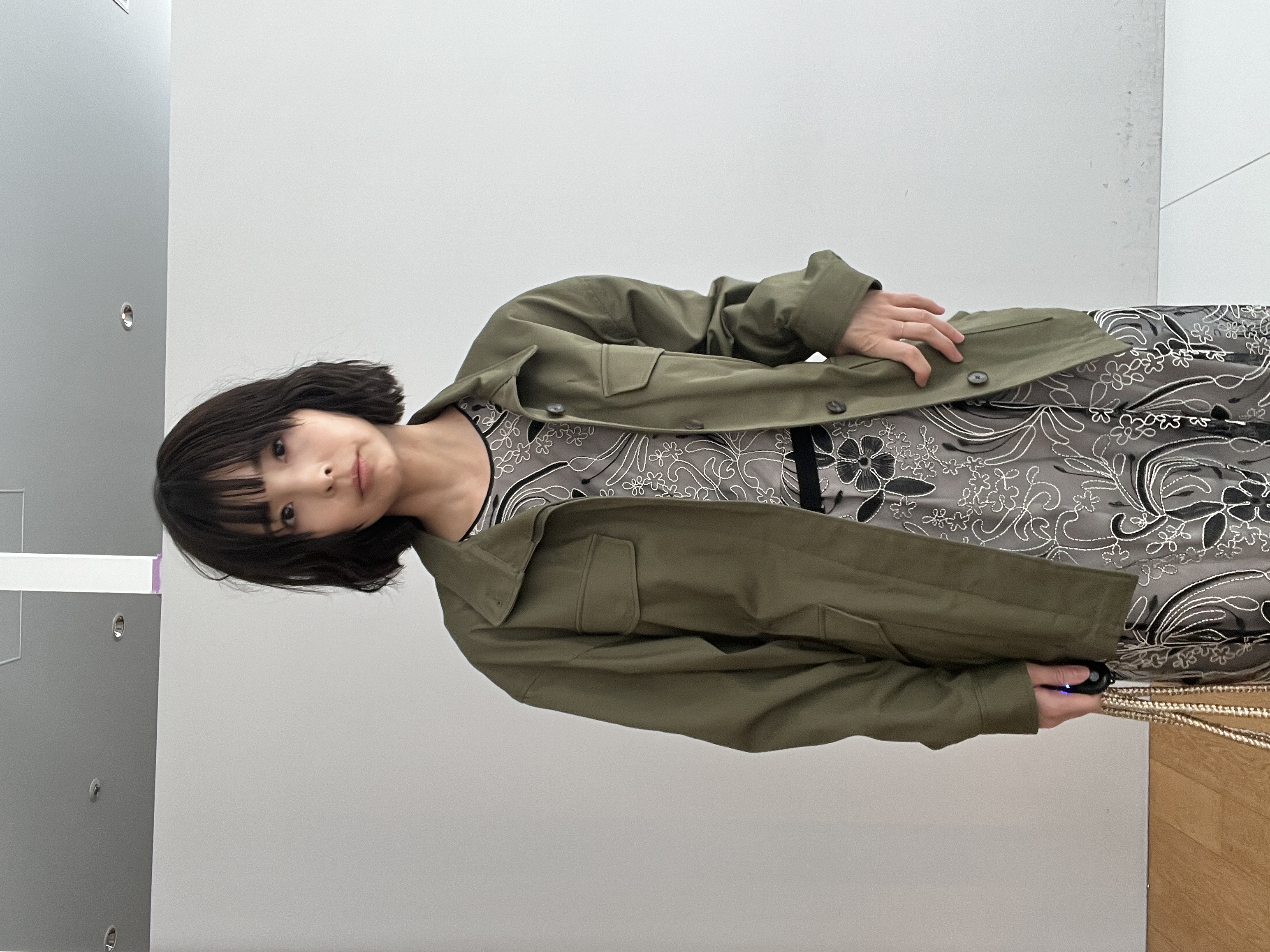 misaさんの「DRESSTERIOR｜メタリック クロッシェ バッグ」を使ったコーディネート
