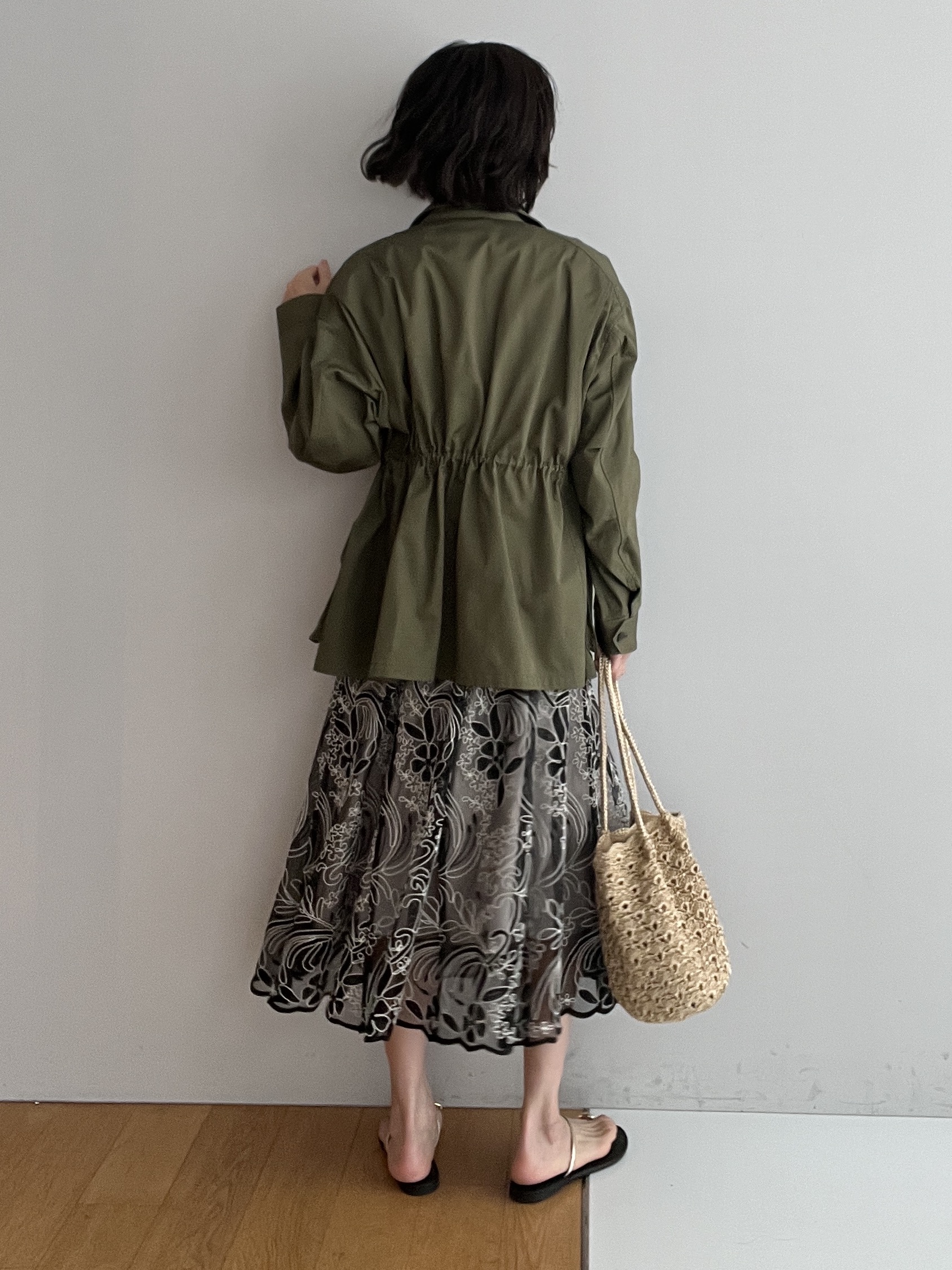 misaさんの「DRESSTERIOR｜メタリック クロッシェ バッグ」を使ったコーディネート