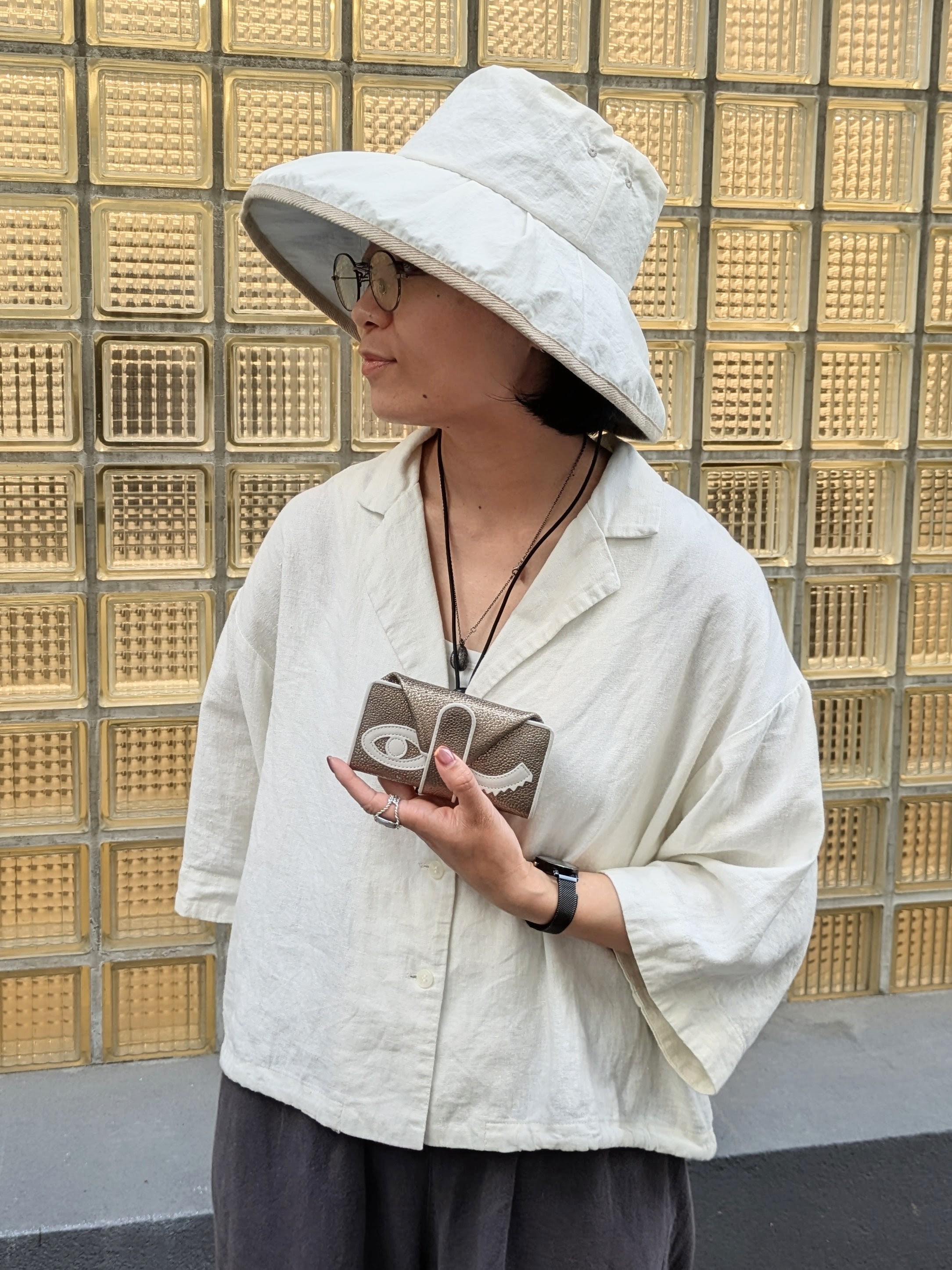 MTさんの「HIROKO HAYASHI｜OSTRO（オストロ）長財布ミニ」を使ったコーディネート