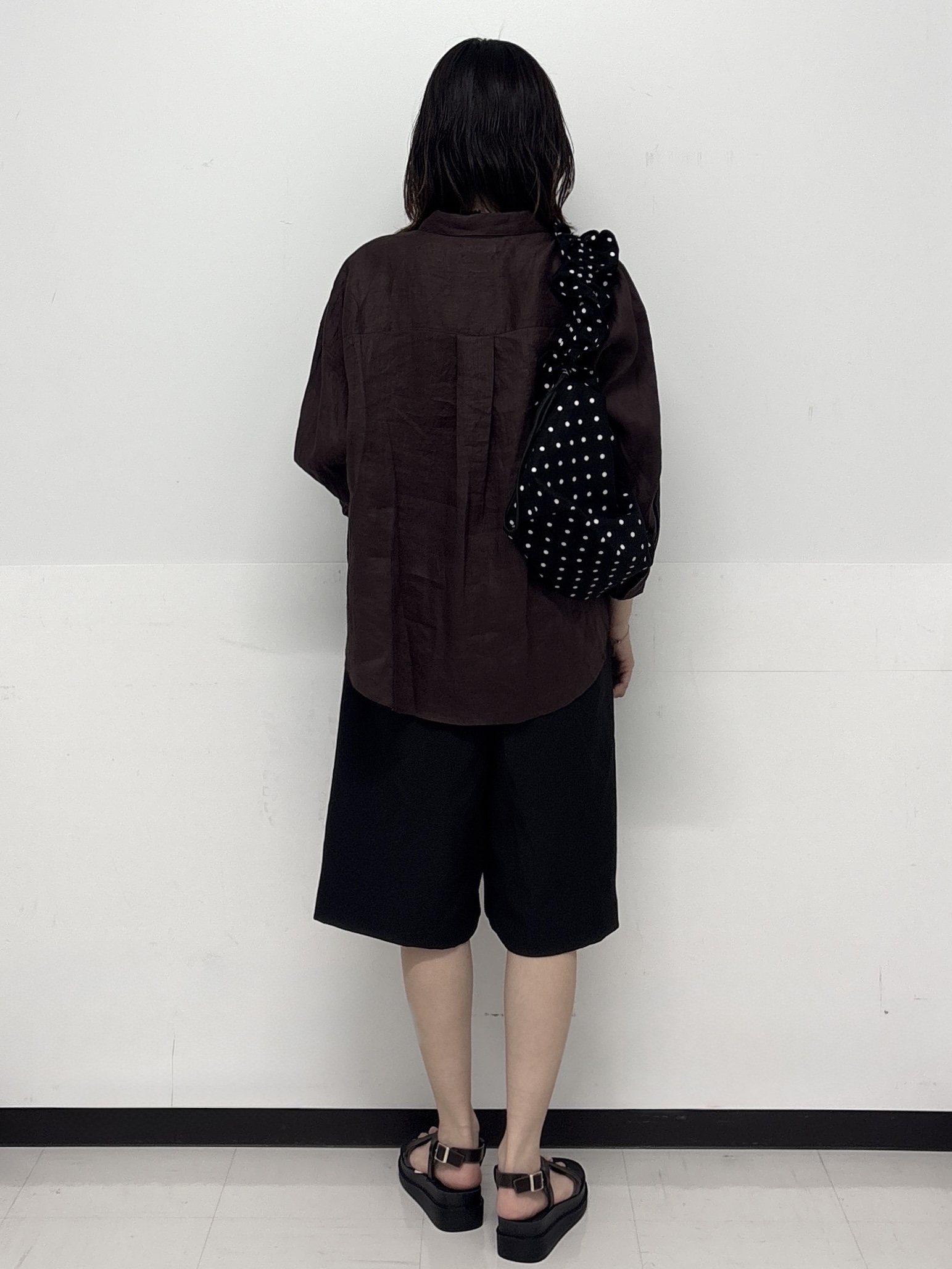 Hazukiさんの「OPAQUE.CLIP｜フレンチリネンシャツ／カシュクール【洗濯機OK】《5col》」を使ったコーディネート