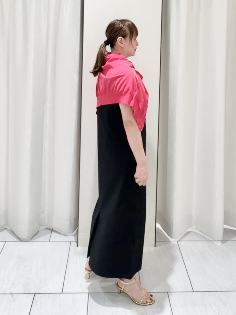 ʏᴜᴋɪᴋᴏさんの「UNTITLED｜【接触冷感/UVカット/遮熱/抗菌防臭】ライトプレーティングワンピース」を使ったコーディネート