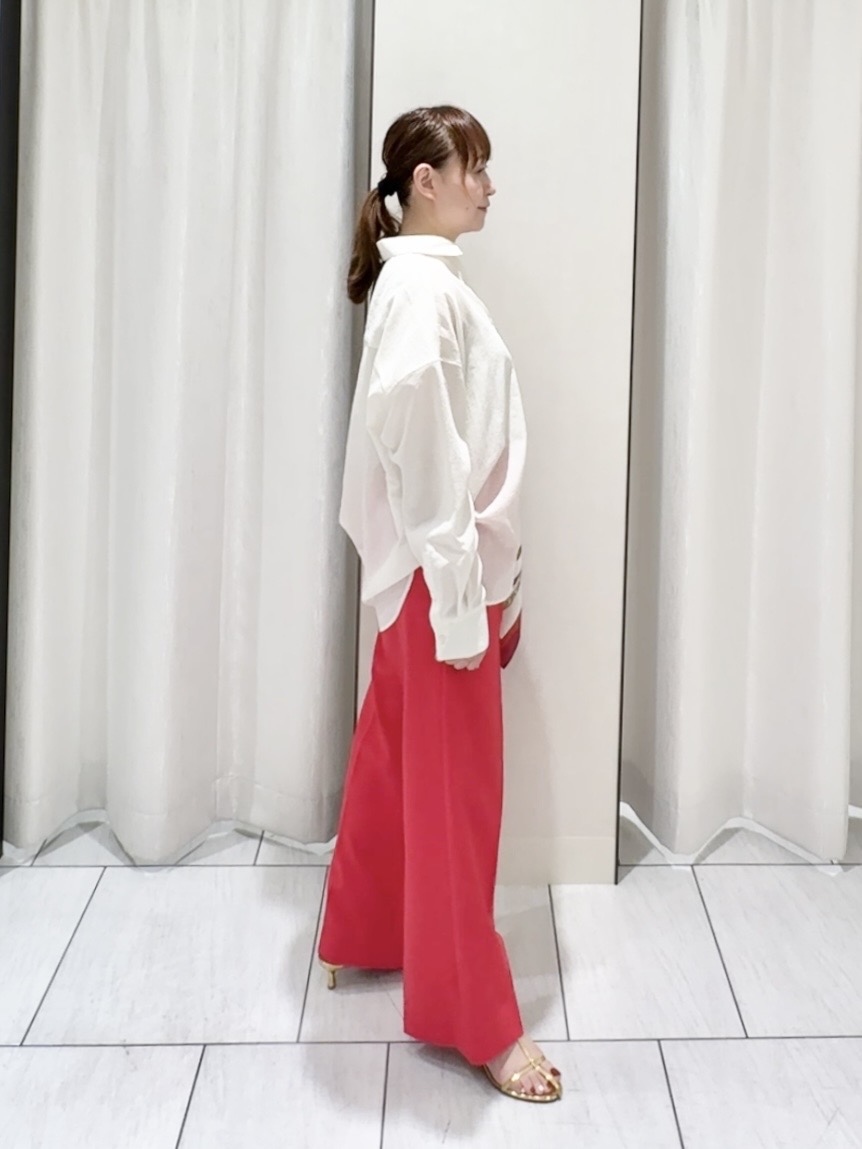 ʏᴜᴋɪᴋᴏさんの「UNTITLED｜【2WAY/マシンウォッシャブル】カシュクールデザインシャツ」を使ったコーディネート