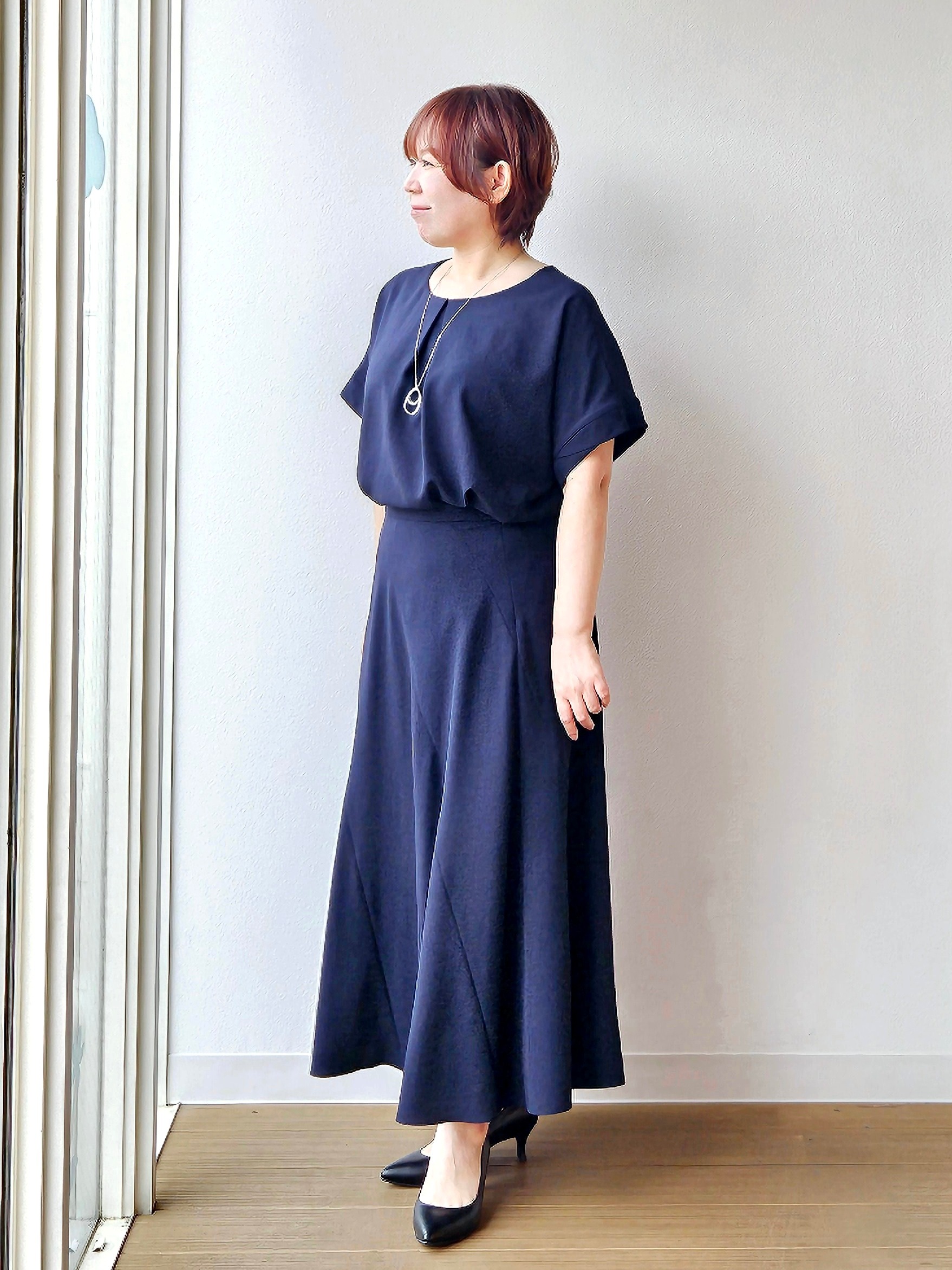 やじまさんの「UNTITLED｜【前後2WAY/はっ水/セットアップ可】リラクシーフレンチスリーブブラウス」を使ったコーディネート