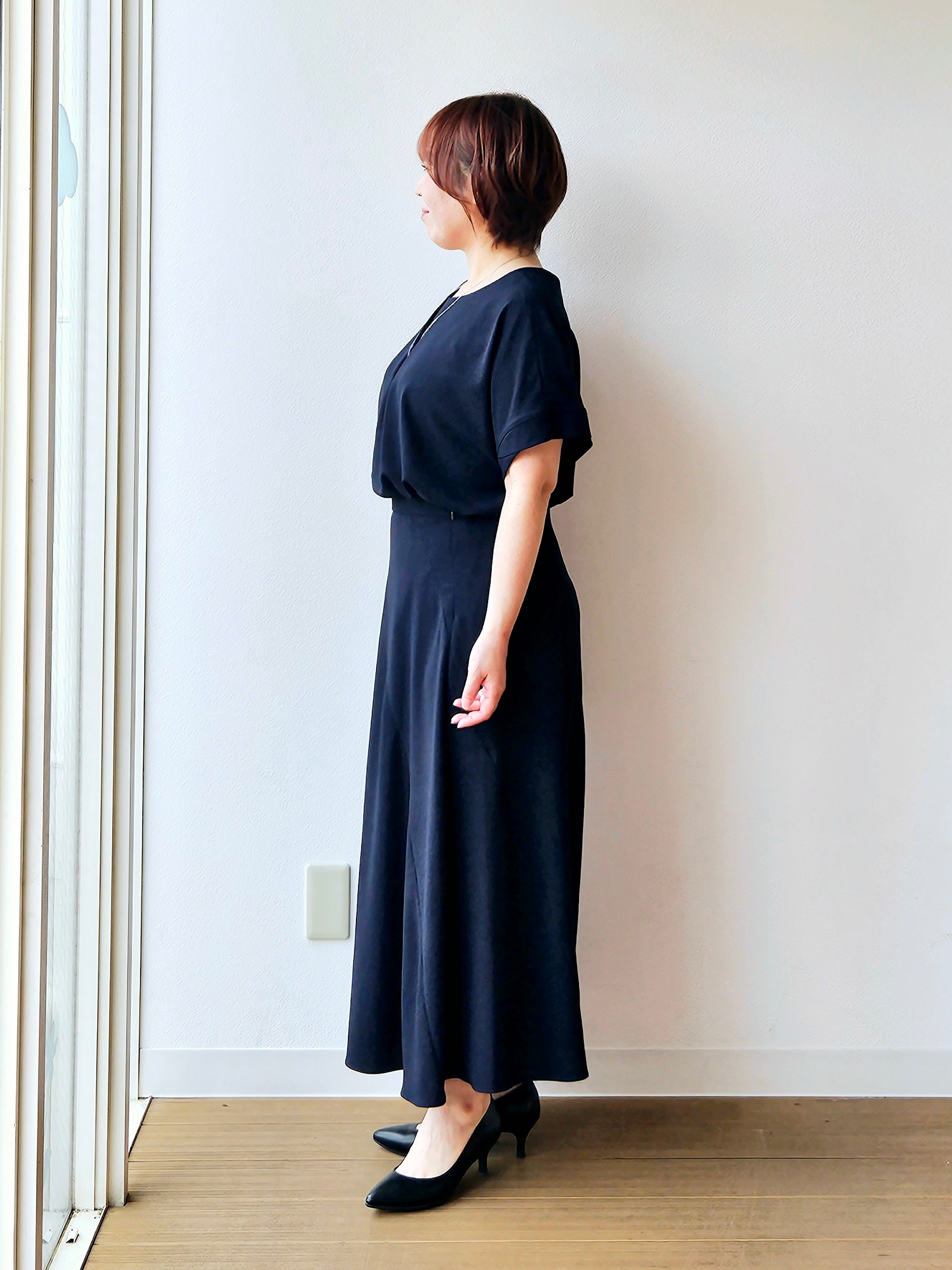 やじまさんの「UNTITLED｜【前後2WAY/はっ水/セットアップ可】リラクシーフレンチスリーブブラウス」を使ったコーディネート
