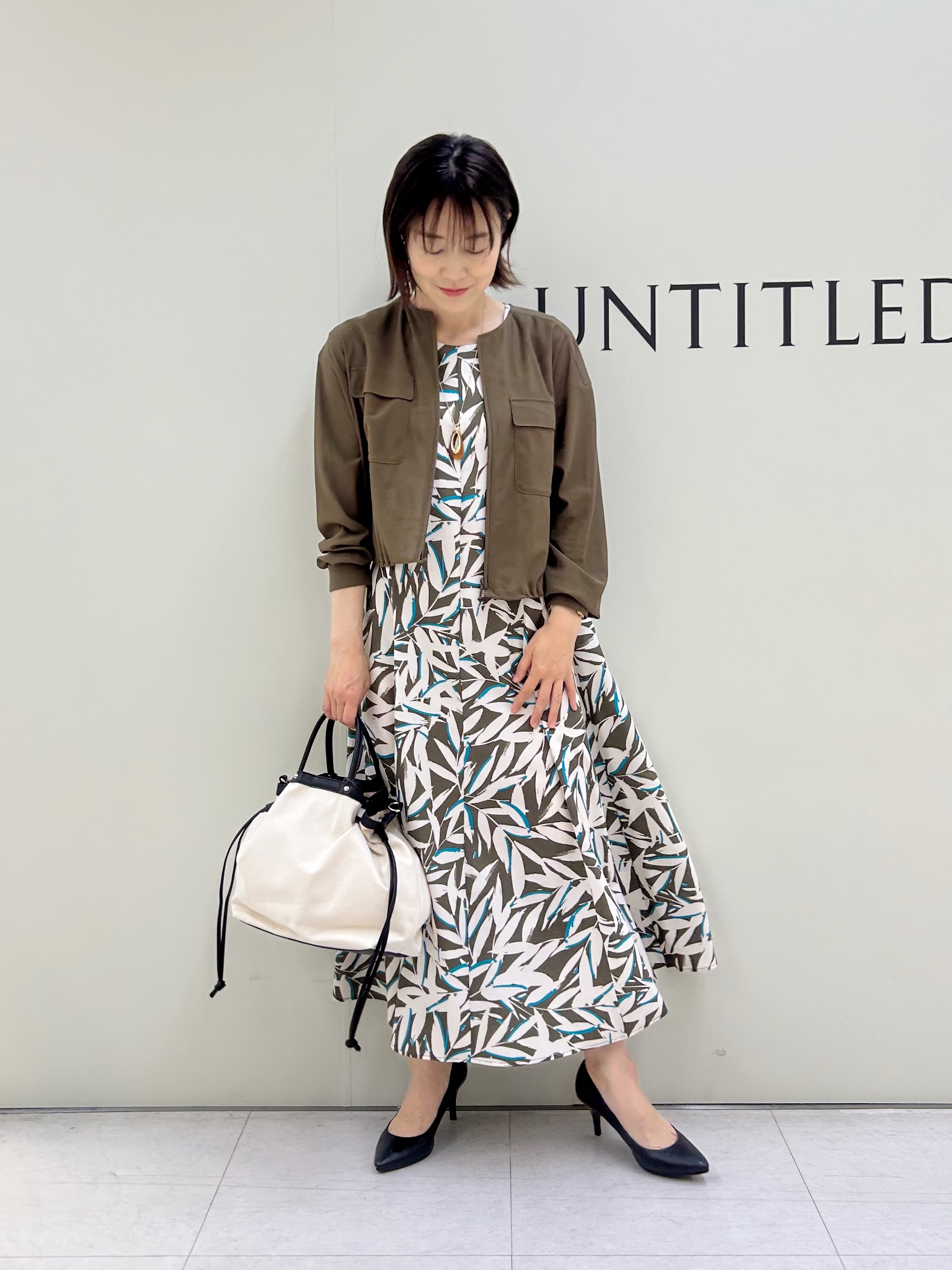 Mikiさんの「UNTITLED｜【古畑星夏さん着用/洗える】シアーブルゾン」を使ったコーディネート