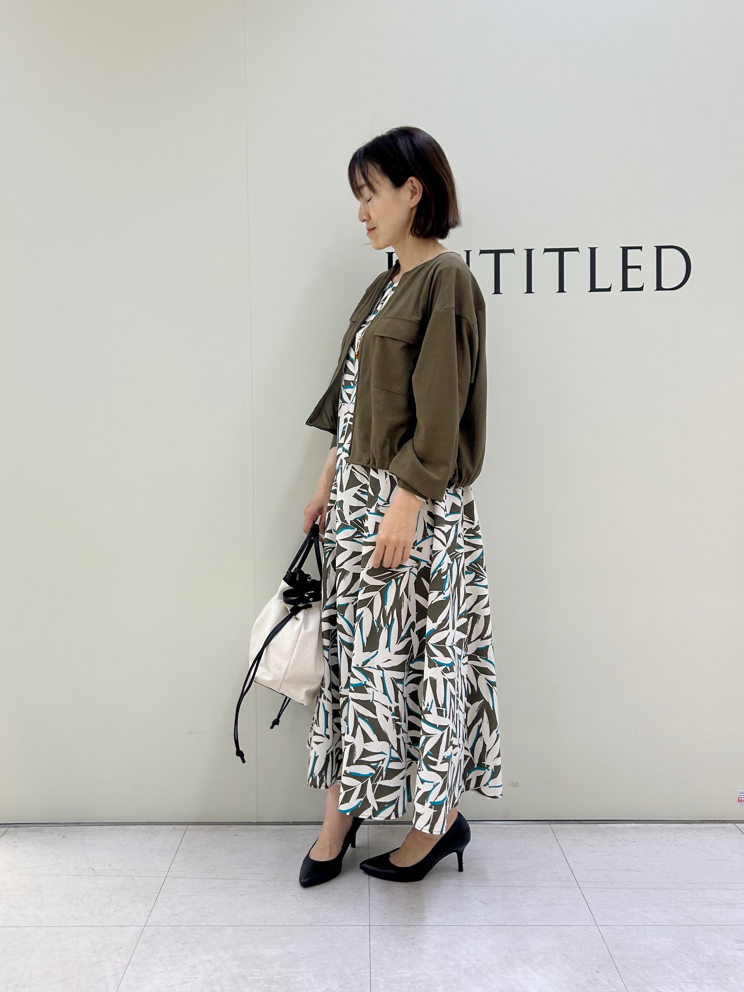 Mikiさんの「UNTITLED｜【古畑星夏さん着用/洗える】シアーブルゾン」を使ったコーディネート