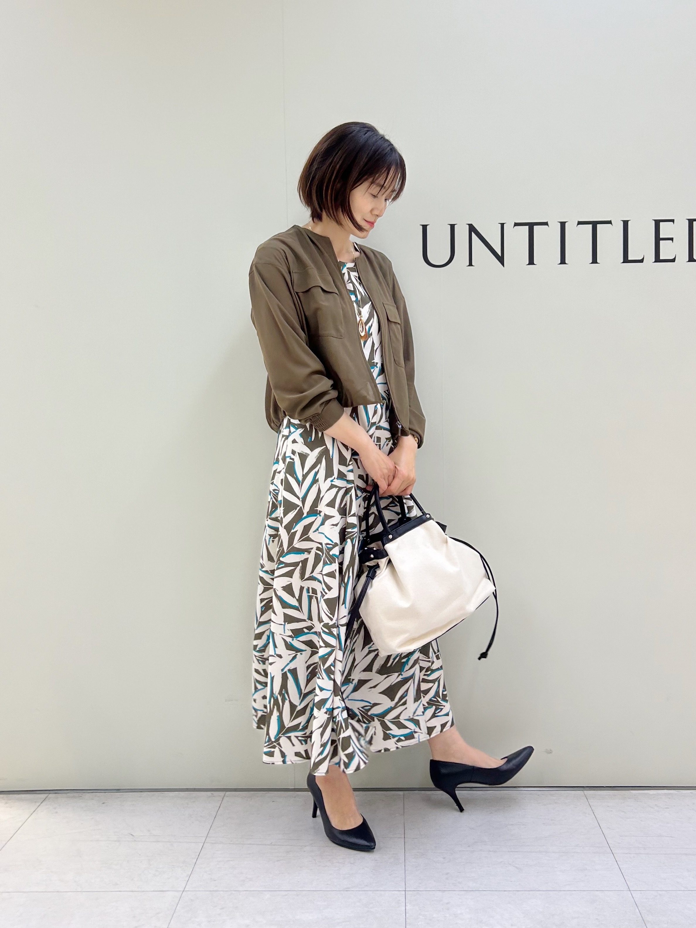 Mikiさんの「UNTITLED｜【古畑星夏さん着用/洗える】シアーブルゾン」を使ったコーディネート