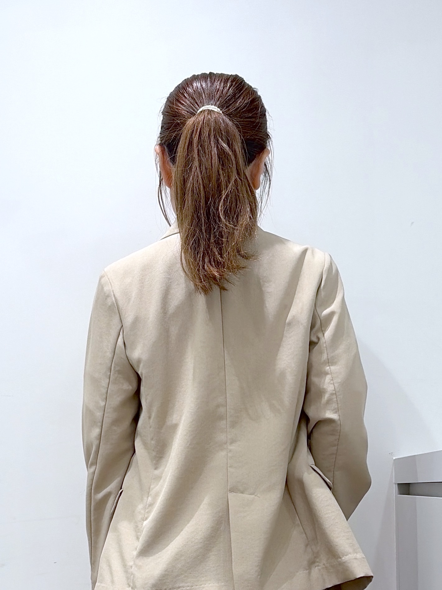 Junさんの「index｜【UVケア】6分袖タックスリーブニット《洗濯機OK／XS～LL／9col》」を使ったコーディネート