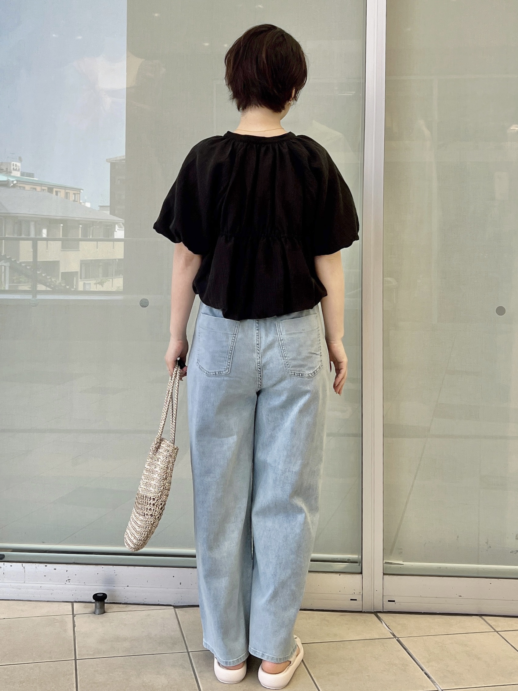 yo-koさんの「OPAQUE.CLIP｜バルーンデザインブラウス【洗濯機OK】」を使ったコーディネート