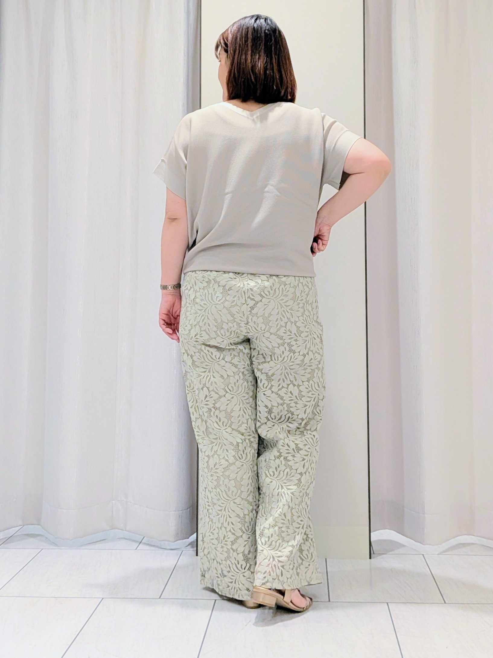 Onumaさんの「UNTITLED｜【古畑星夏さん着用/洗える】シアーブルゾン」を使ったコーディネート
