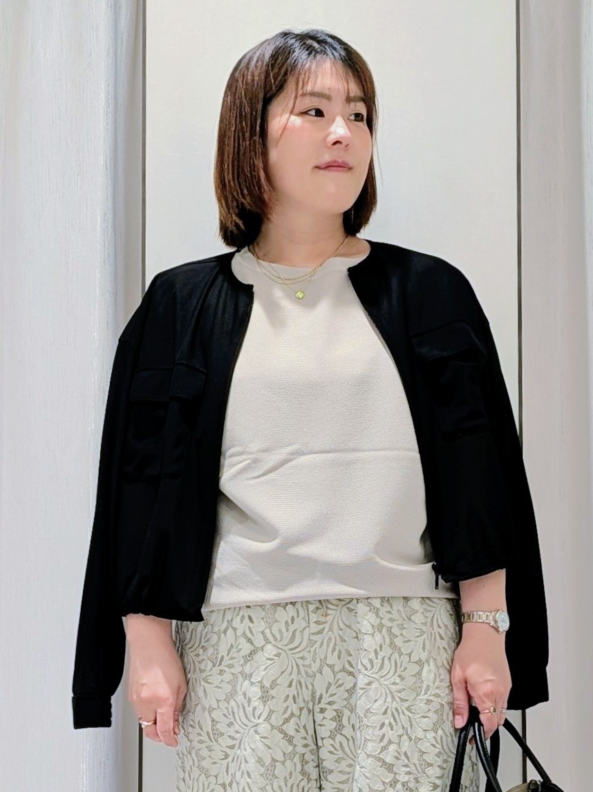 Onumaさんの「UNTITLED｜【古畑星夏さん着用/洗える】シアーブルゾン」を使ったコーディネート