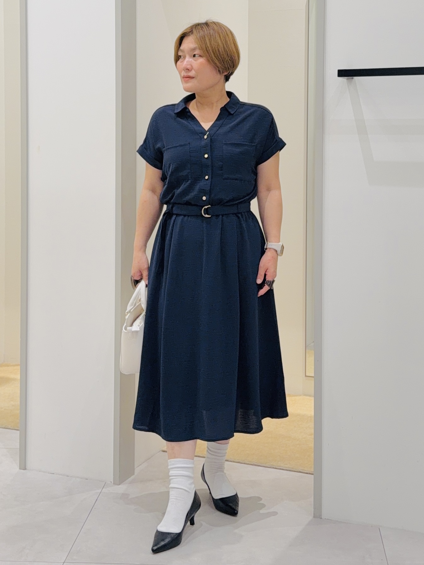 タナさんの「THE SHOP TK｜【羽織るだけでこなれ感を演出】デニム切替カーディガン」を使ったコーディネート