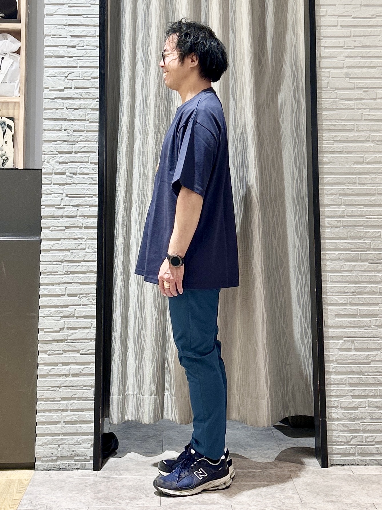 KENJI Iさんの「THE SHOP TK｜クマ サガラ刺繍 半袖Tシャツ 【洗濯機OK】」を使ったコーディネート