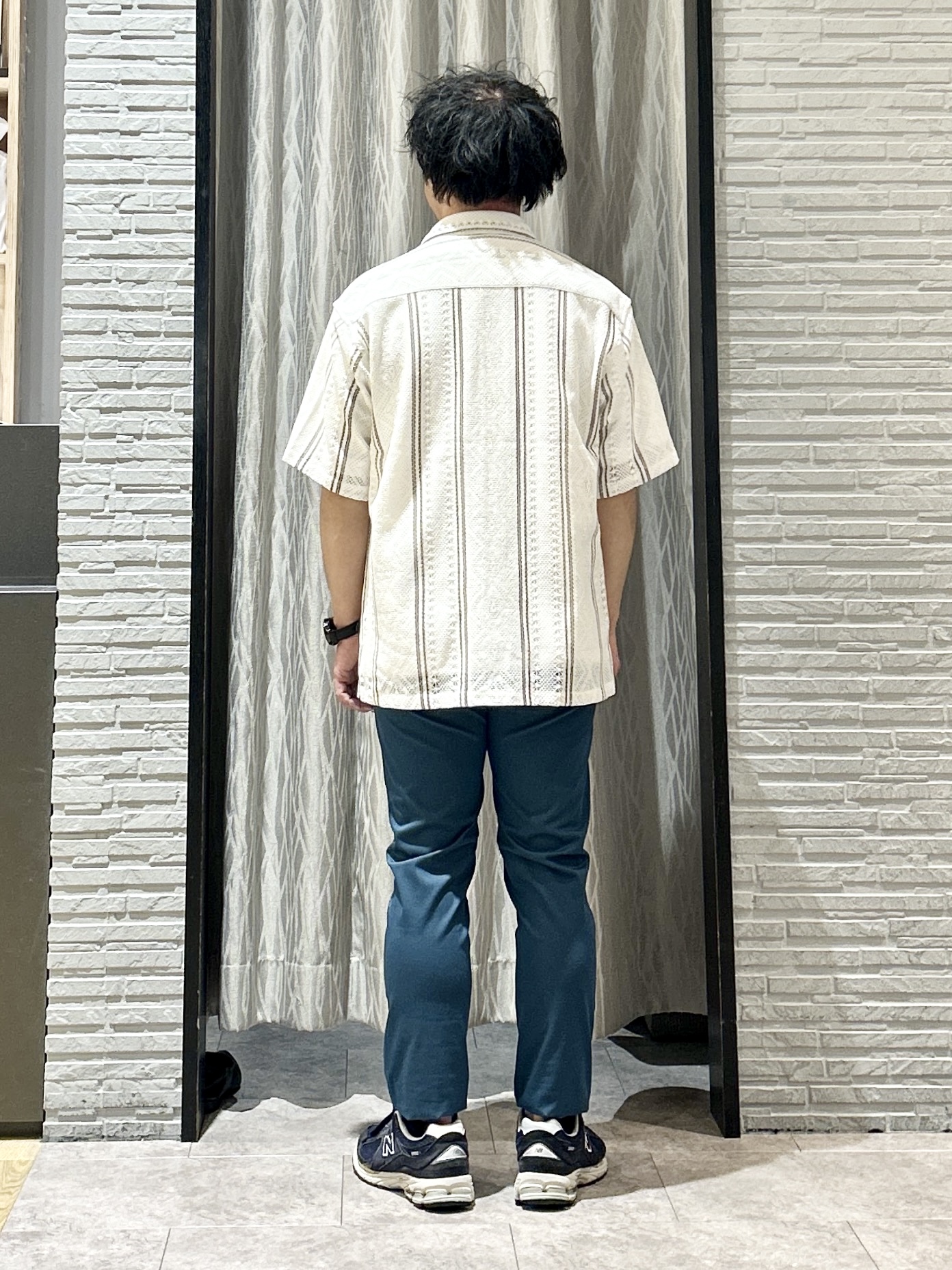 KENJI Iさんの「THE SHOP TK｜【2点セット】クラフトレース 半袖シャツ＋半袖Tシャツ」を使ったコーディネート
