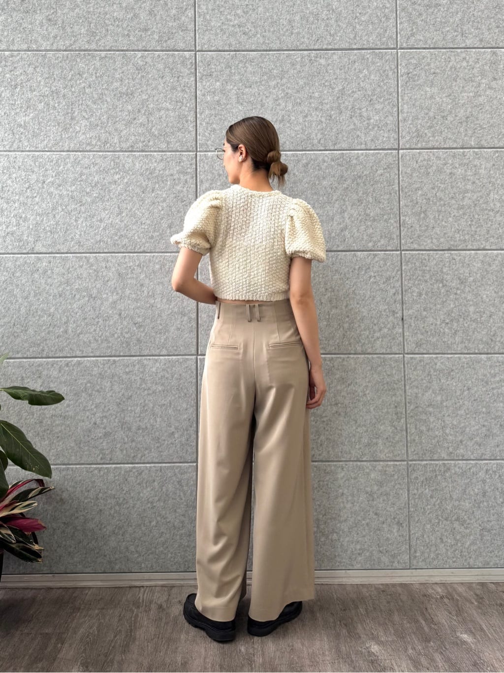 uchi__yamaさんの「CODE A｜cloudy puff cardigan」を使ったコーディネート