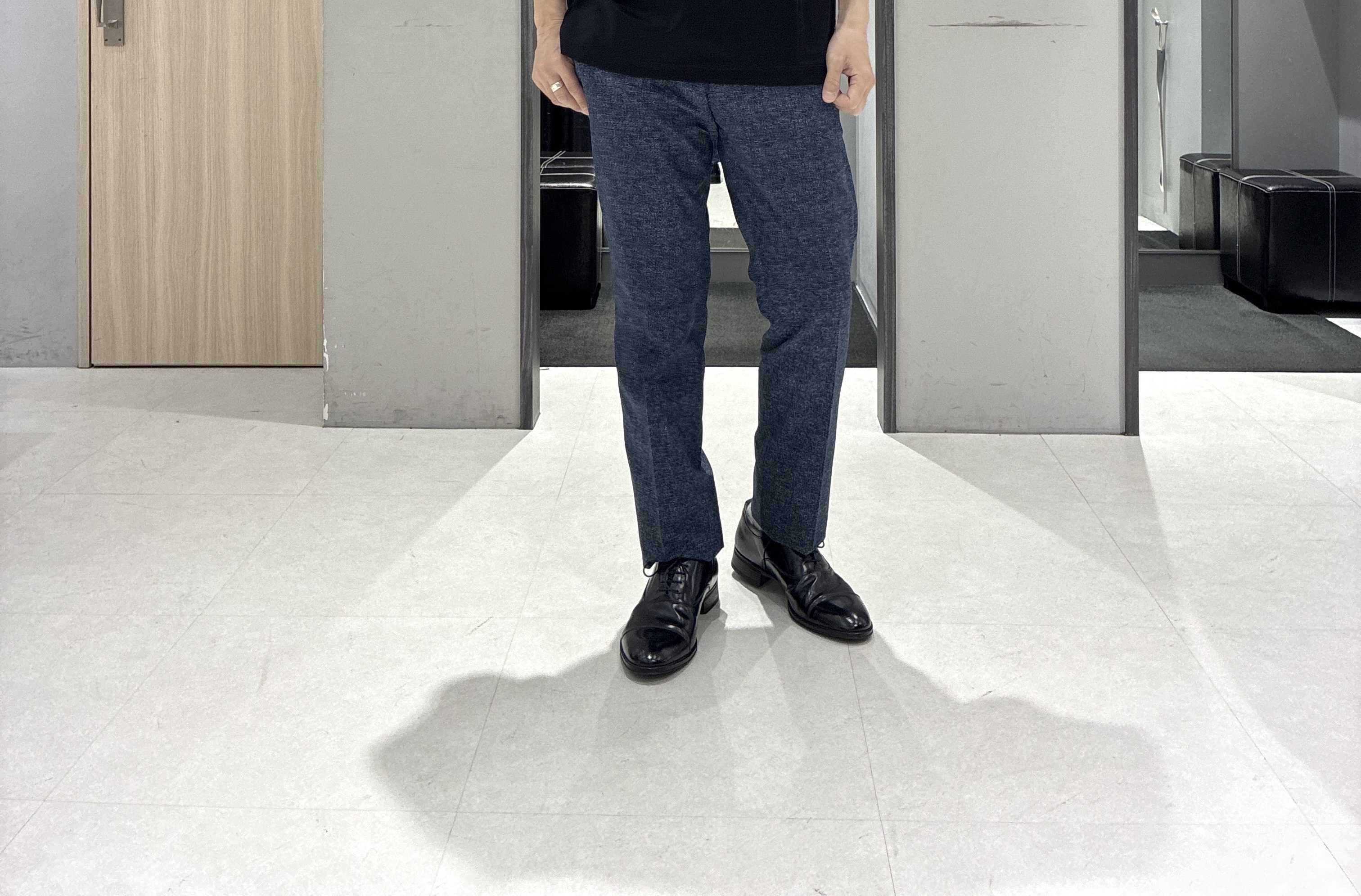 わいずみさんの「TAKEO KIKUCHI｜【抗菌防臭】COOL DOTS（R）ドビープリント ジャケット」を使ったコーディネート