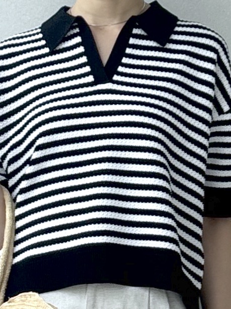 saitoさんの「DRESSTERIOR｜ウォッシャブルスキッパークロップドニット」を使ったコーディネート