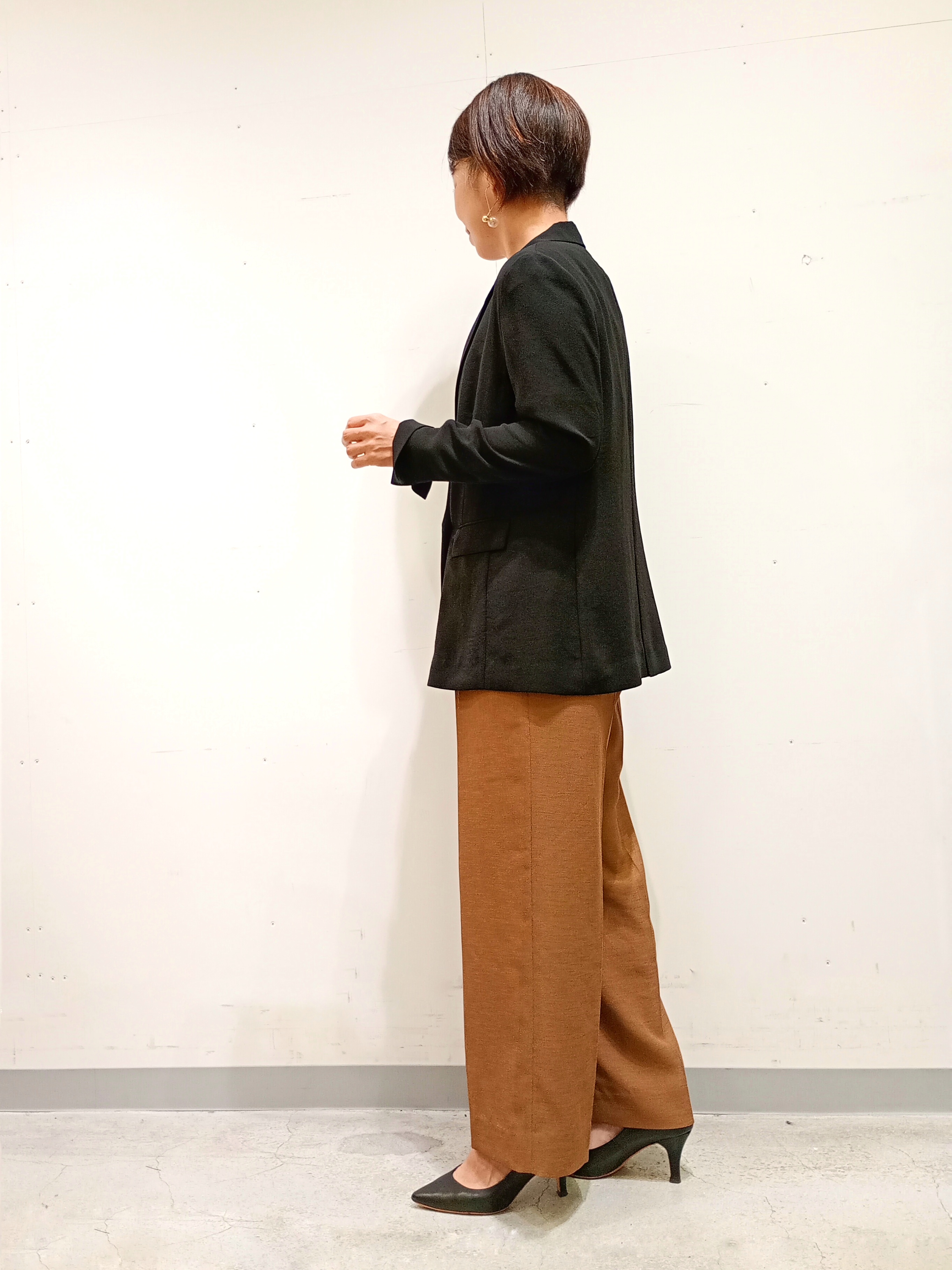 Kさんの「INDIVI｜【洗える／多機能／SETUP可】着る日傘ダブルジャケット」を使ったコーディネート